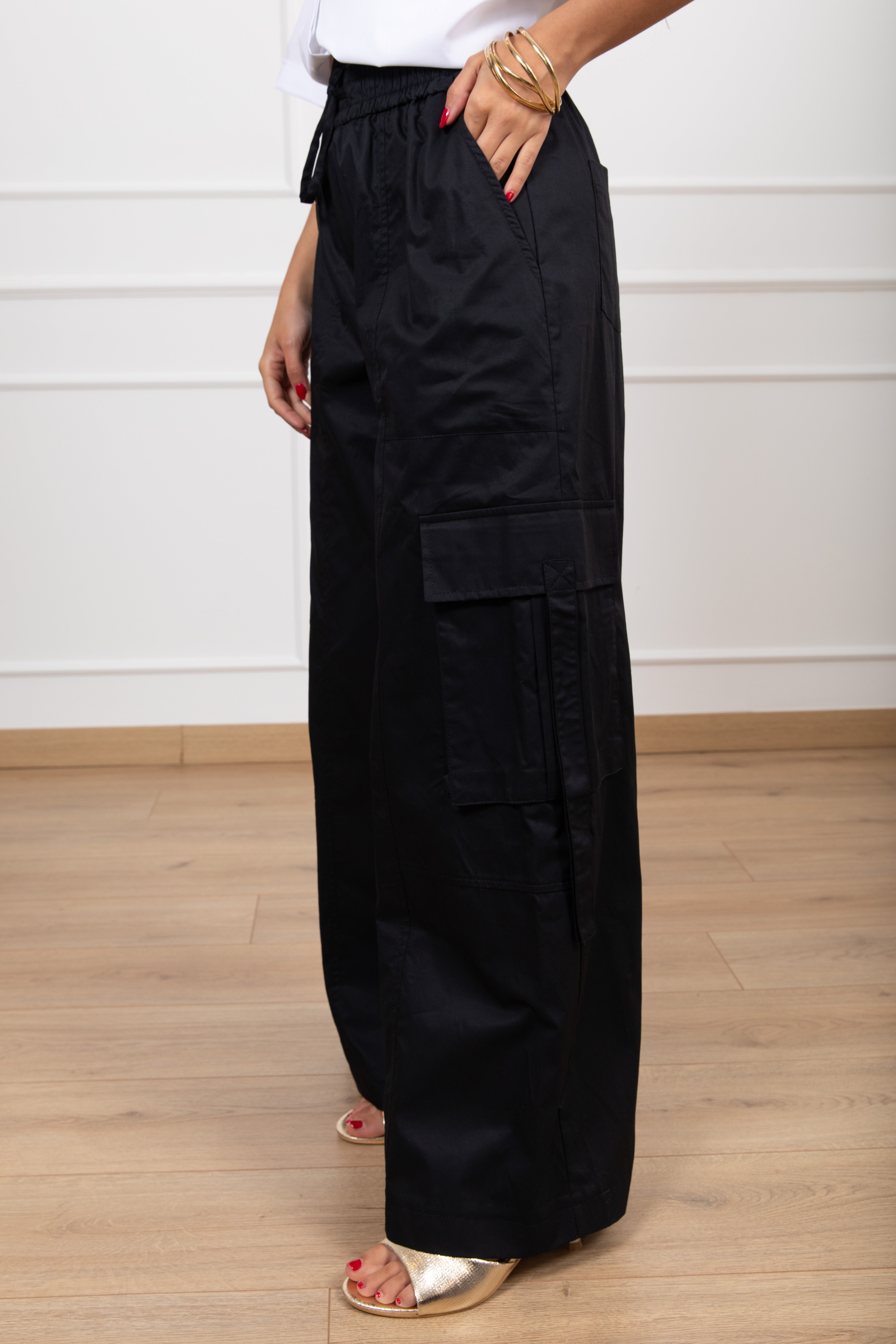 Pantalone cargo in cotone Tensione IN