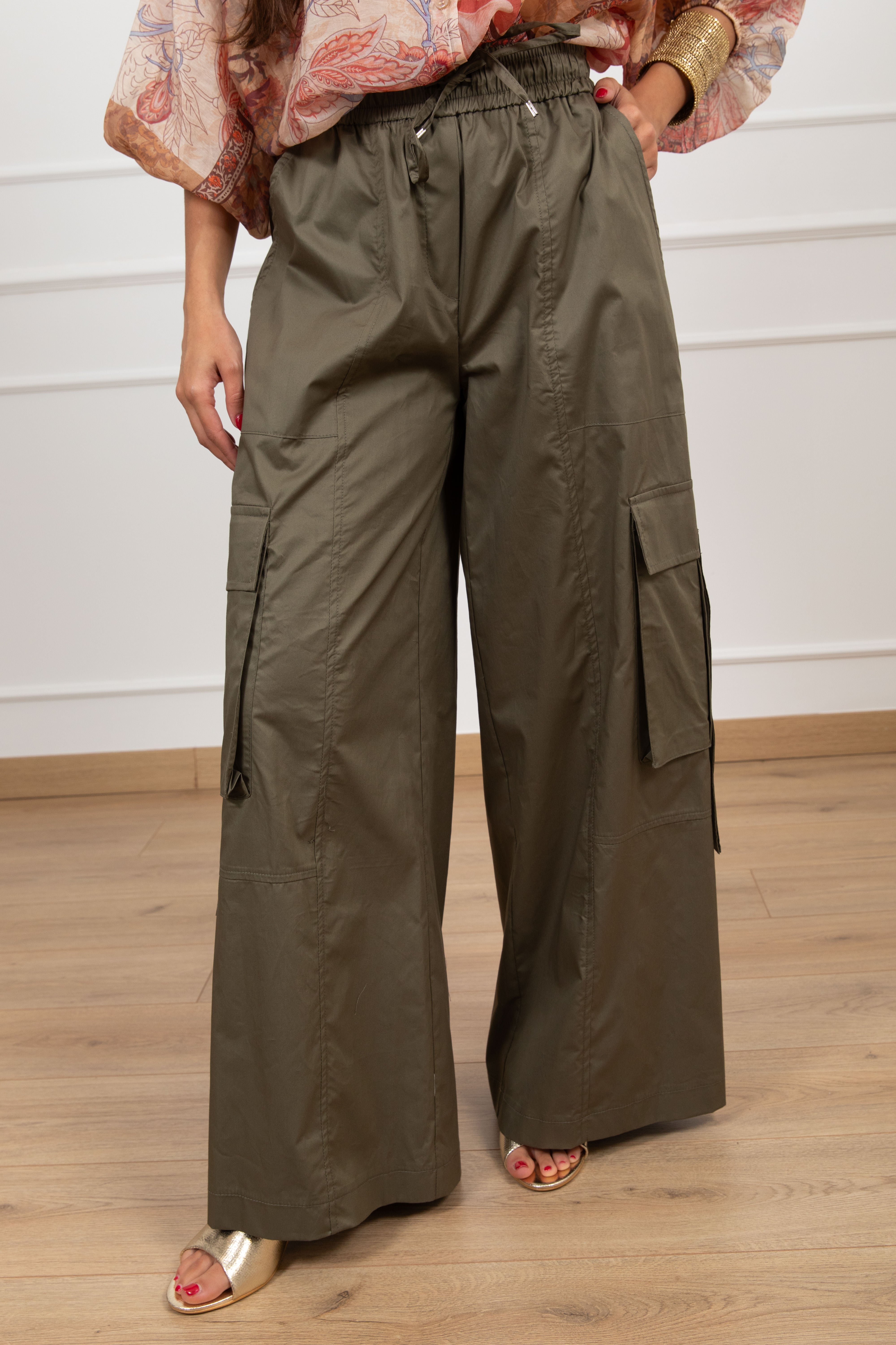 Pantalone cargo in cotone Tensione IN