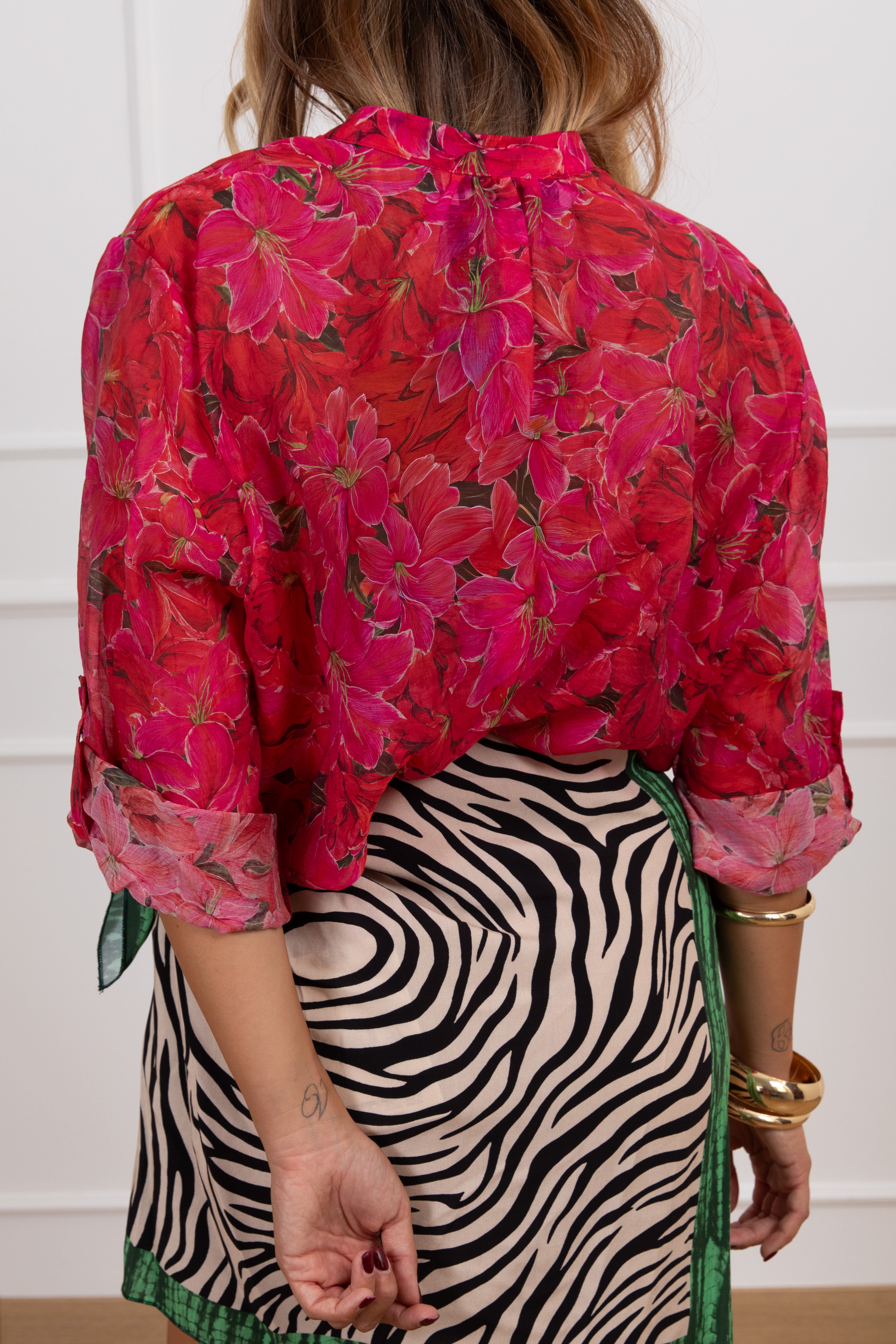 Camicia stampa fiori Haveone