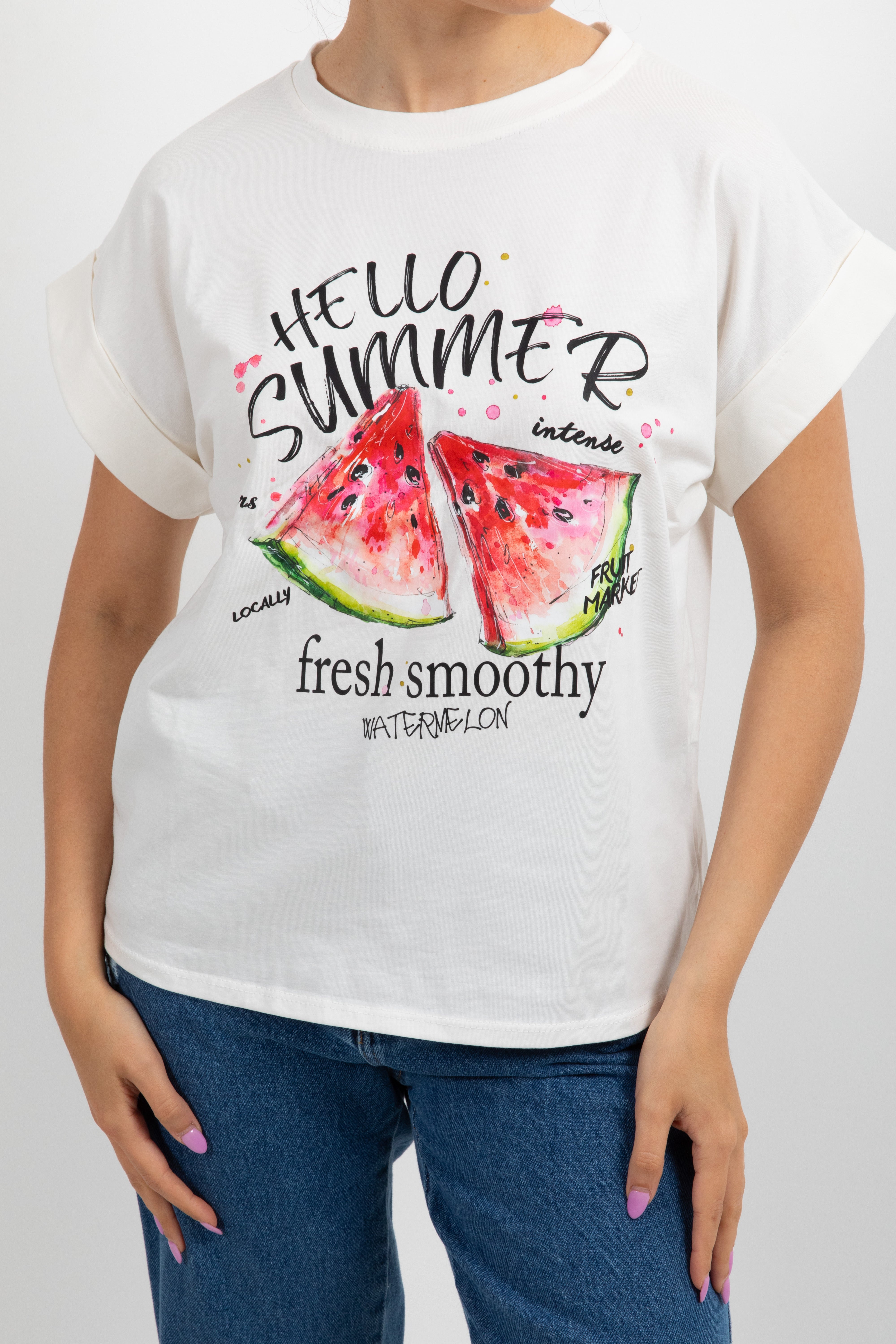 T-shirt "Hello summer" Susy Mix