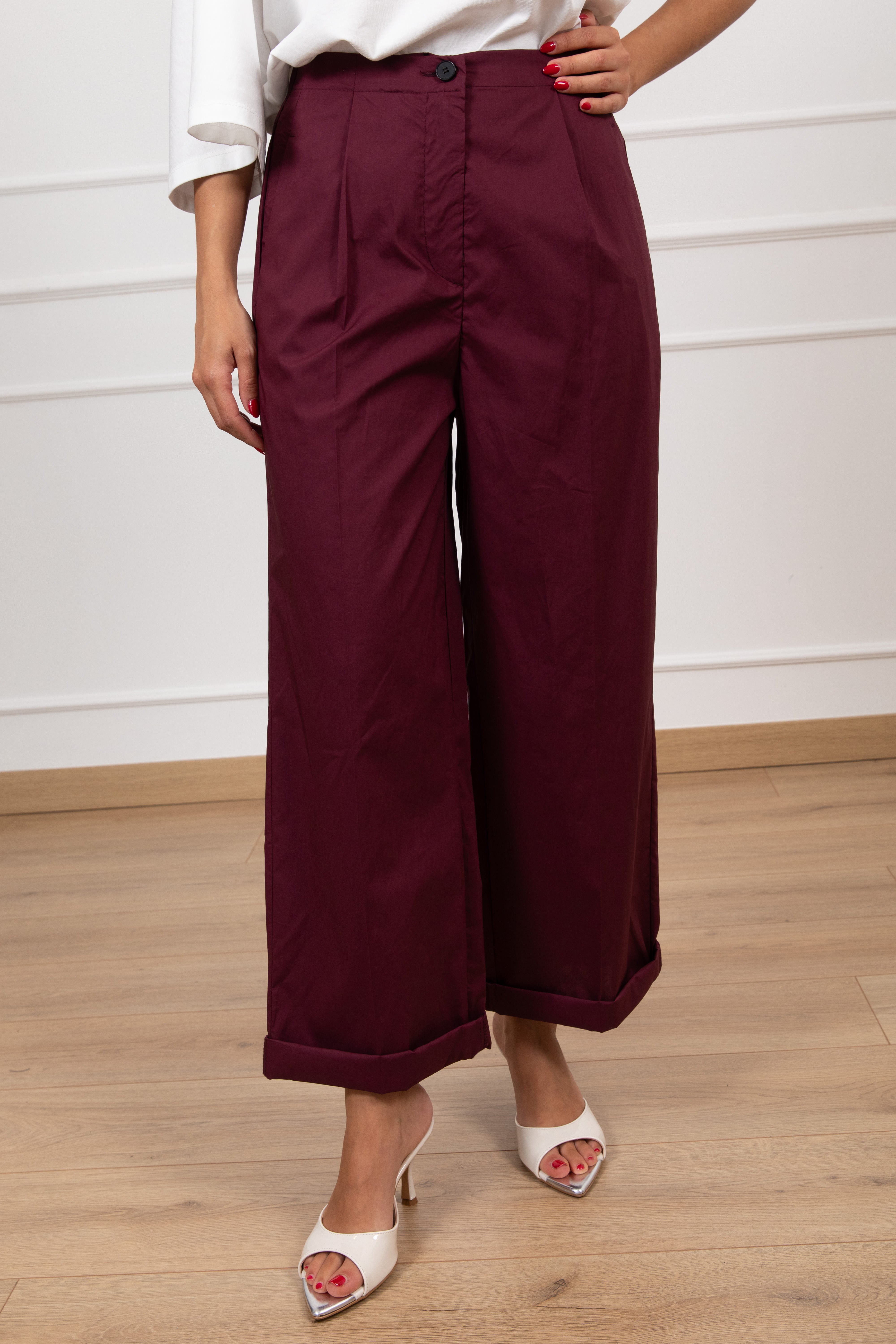 Pantalone parachute con elastico sul retro ViCOLO