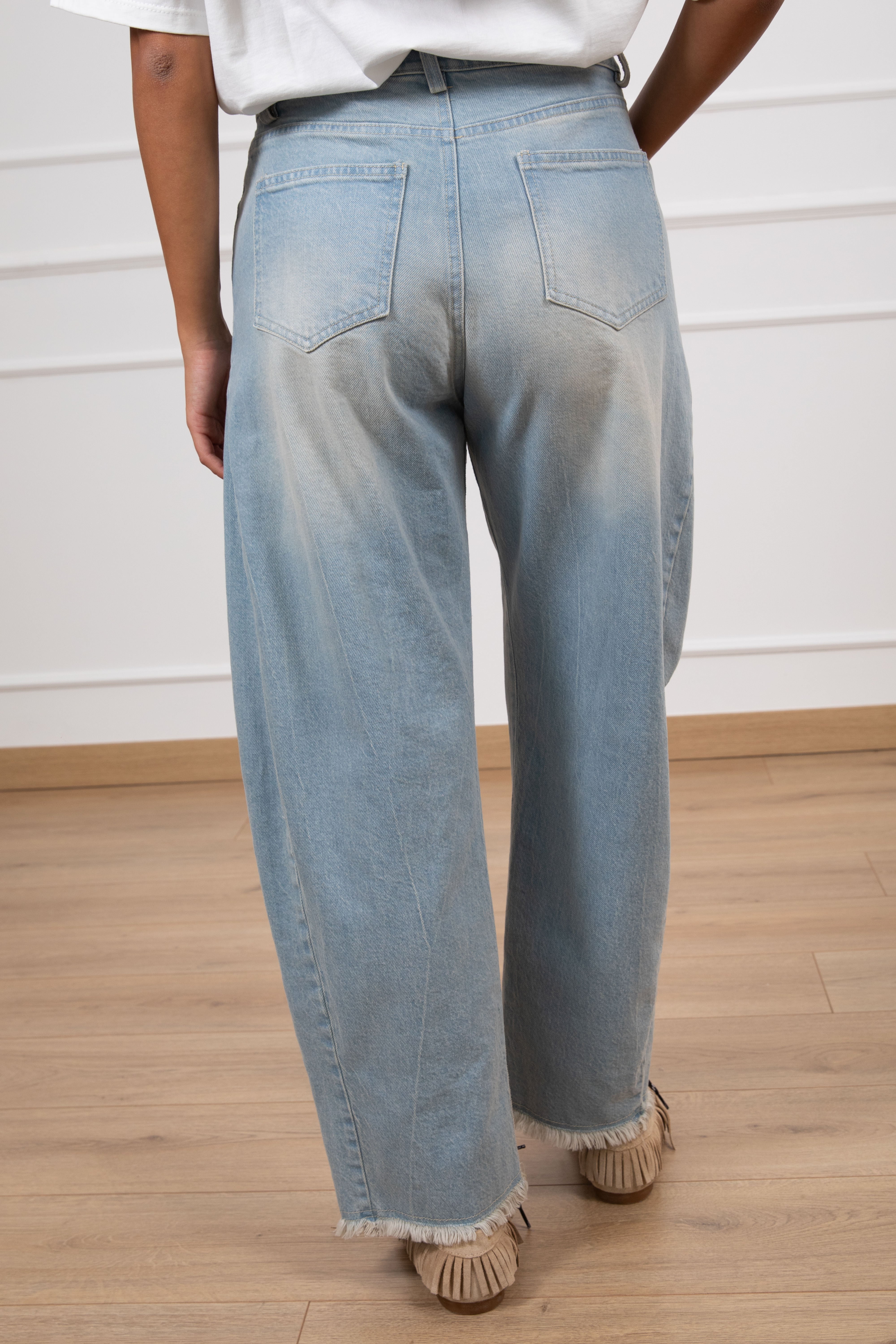 Jeans azzurro balloon-fit sabbiato Tensione IN