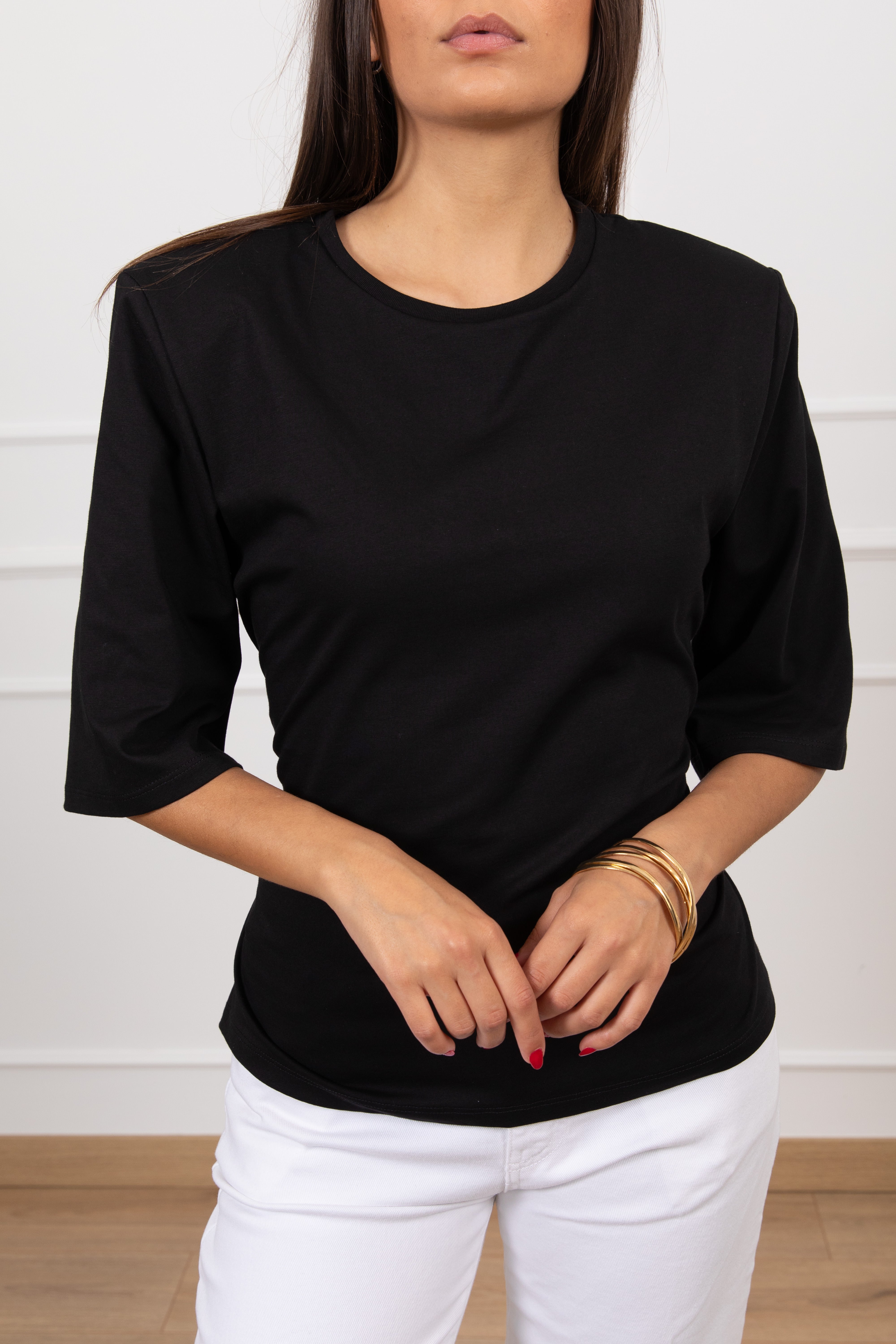 T-shirt con intreccio sul retro ViCOLO
