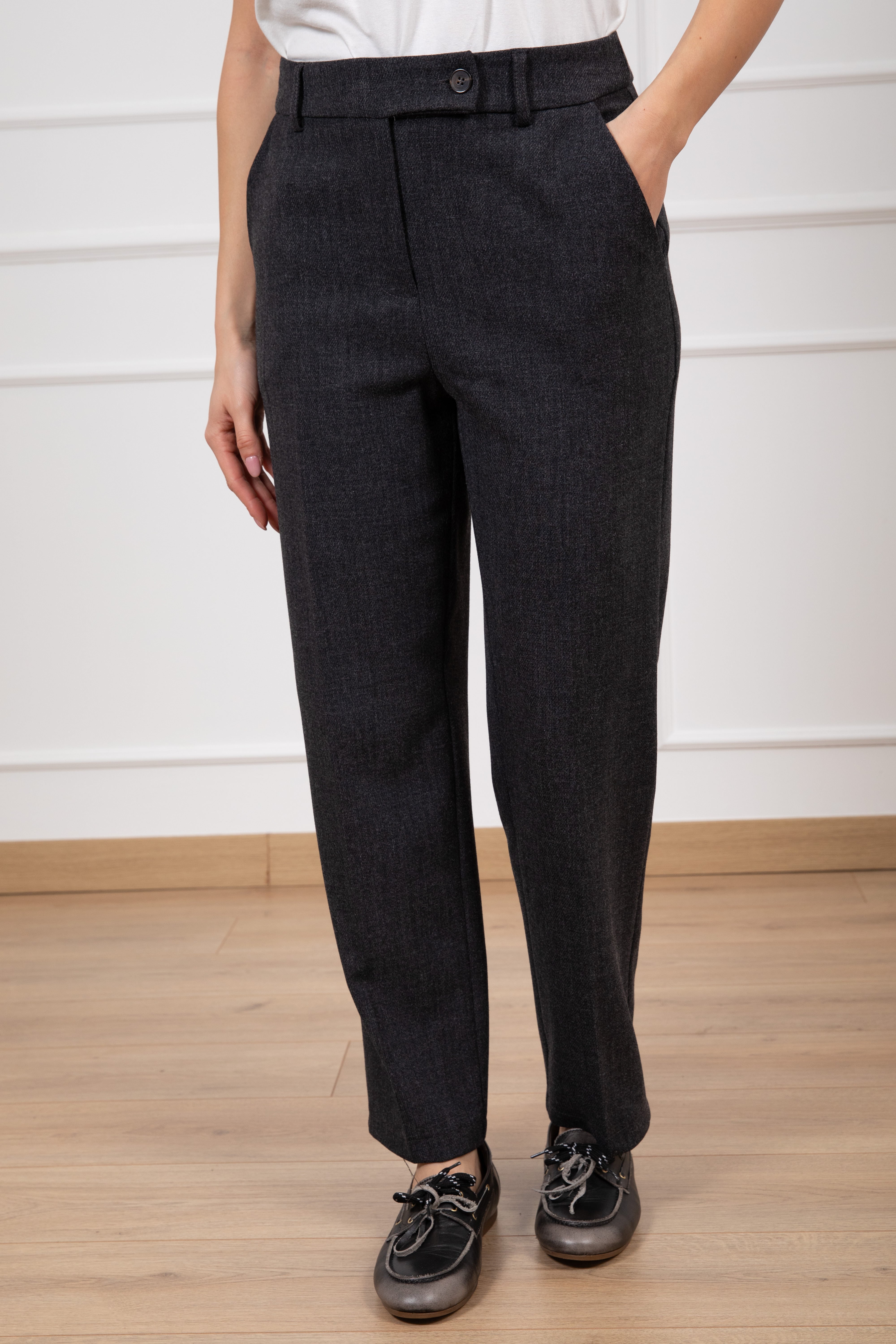 Pantalone melange a sigaretta Tensione IN