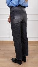 Jeans ribcage lavaggio grigio Tensione IN