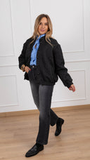 Jeans ribcage lavaggio grigio Tensione IN