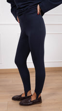 Coordinato felpa e leggings con ghetta variante blu Haveone