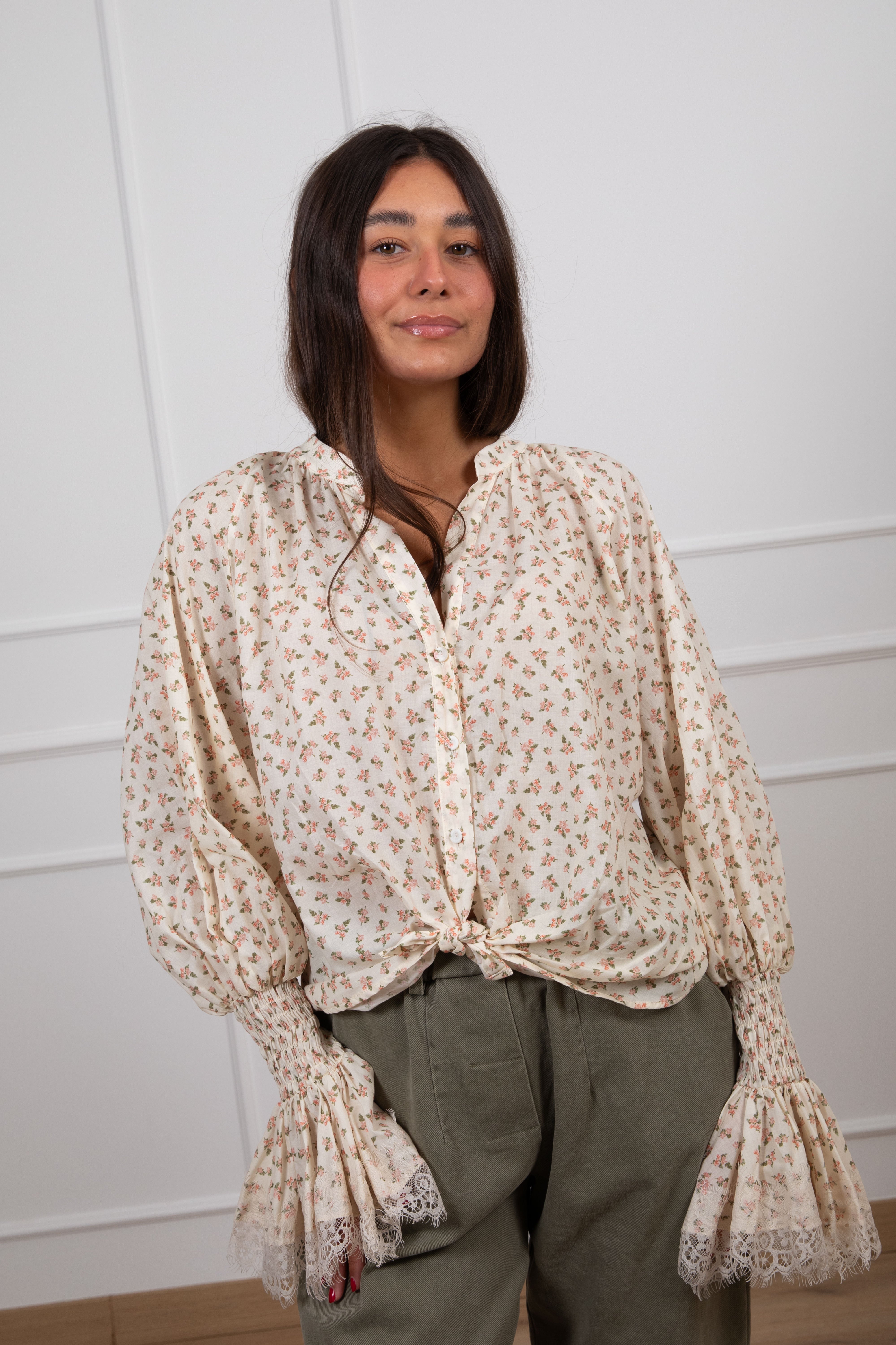 Camicia fantasia flowers Tensione IN