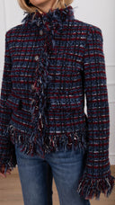 Giacchino in tweed vino Tensione IN