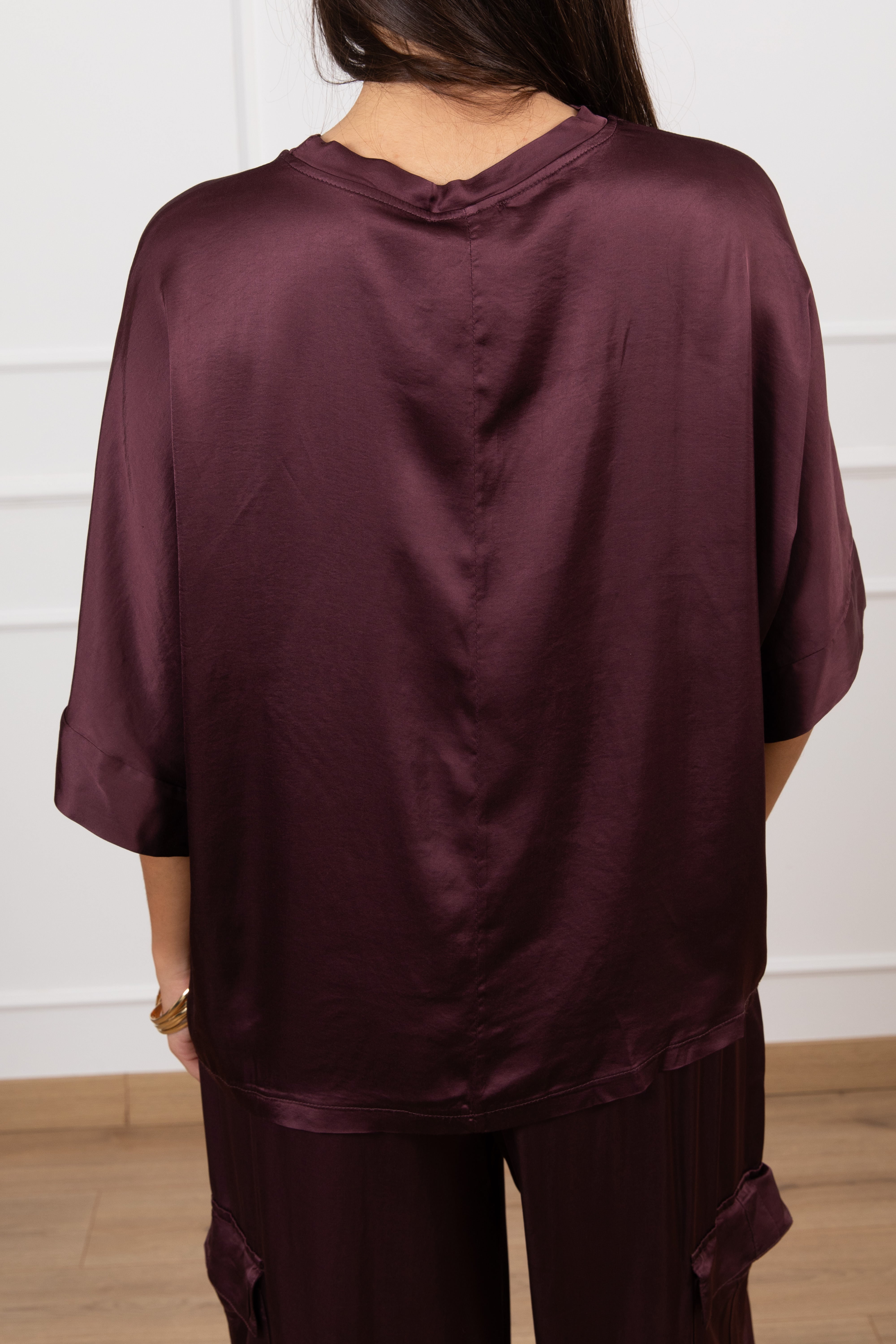 Blusa over-size in viscosa Motel