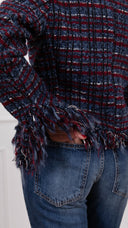 Giacchino in tweed vino Tensione IN