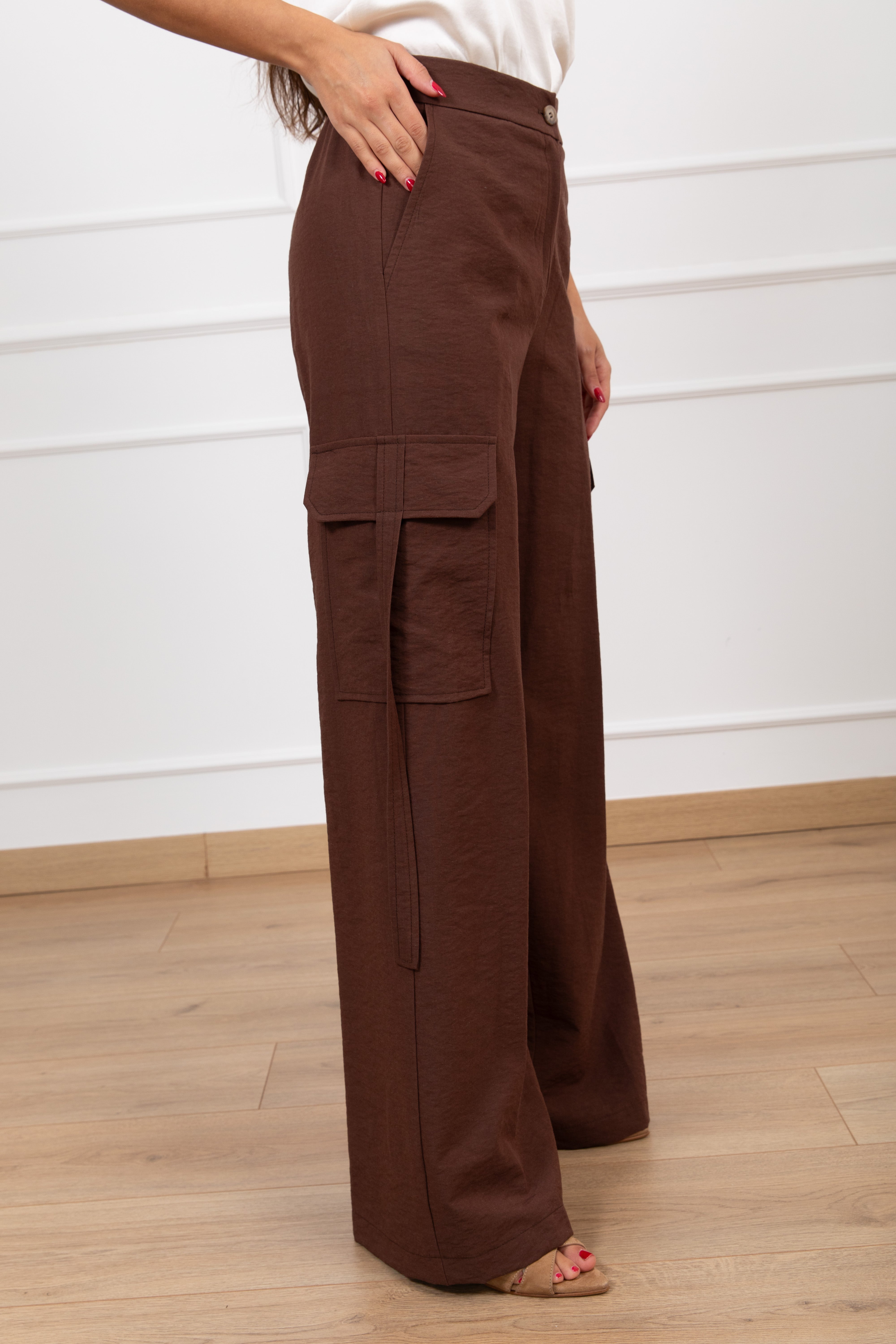 Pantalone cargo con gamba dritta Susy Mix