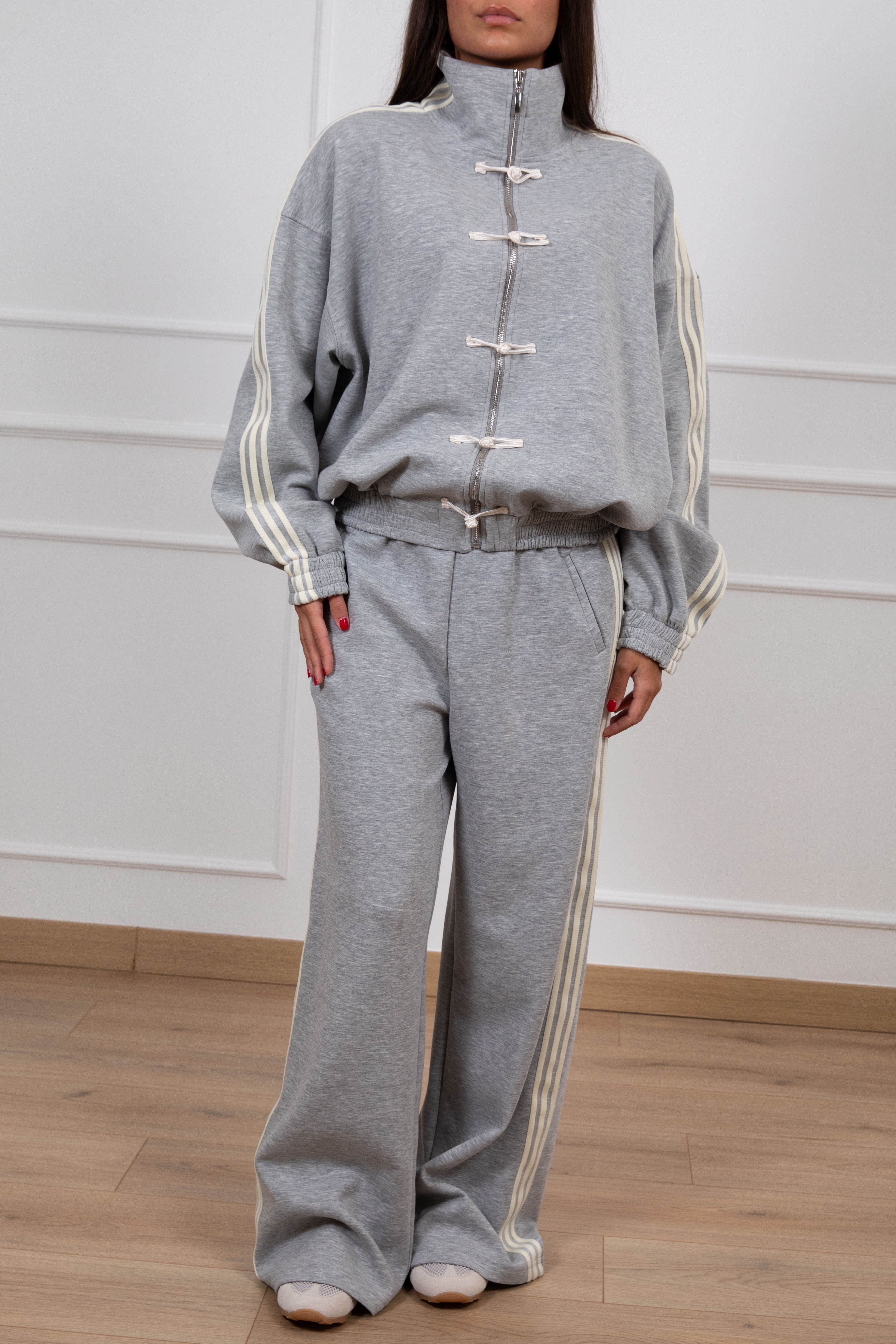 Pantalone in felpa con bande laterali Tensione IN