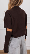 Maglia mezzo-collo con manicotto variante fondente ViCOLO