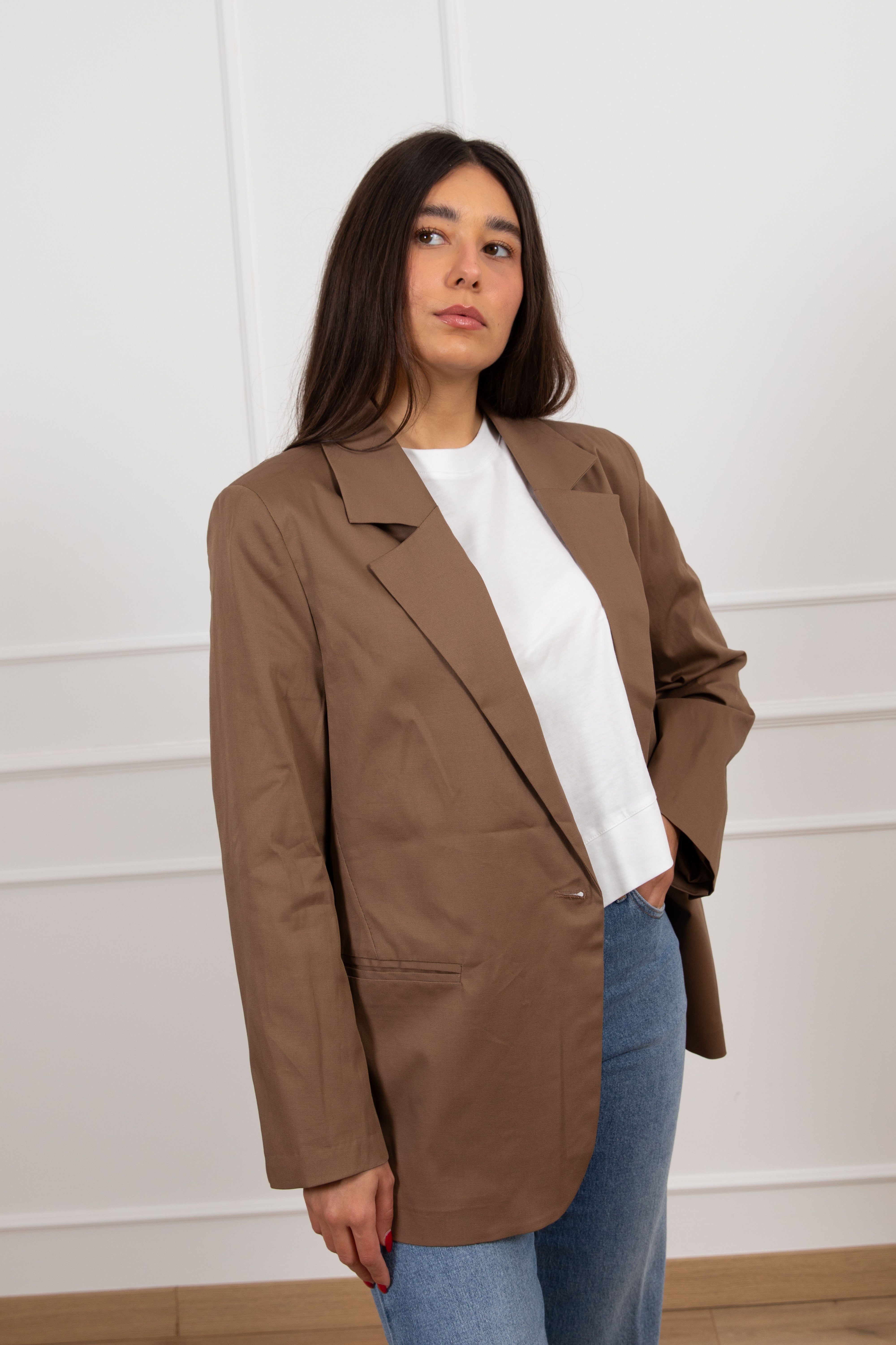 Giacca 1 bottone in cotone ViCOLO