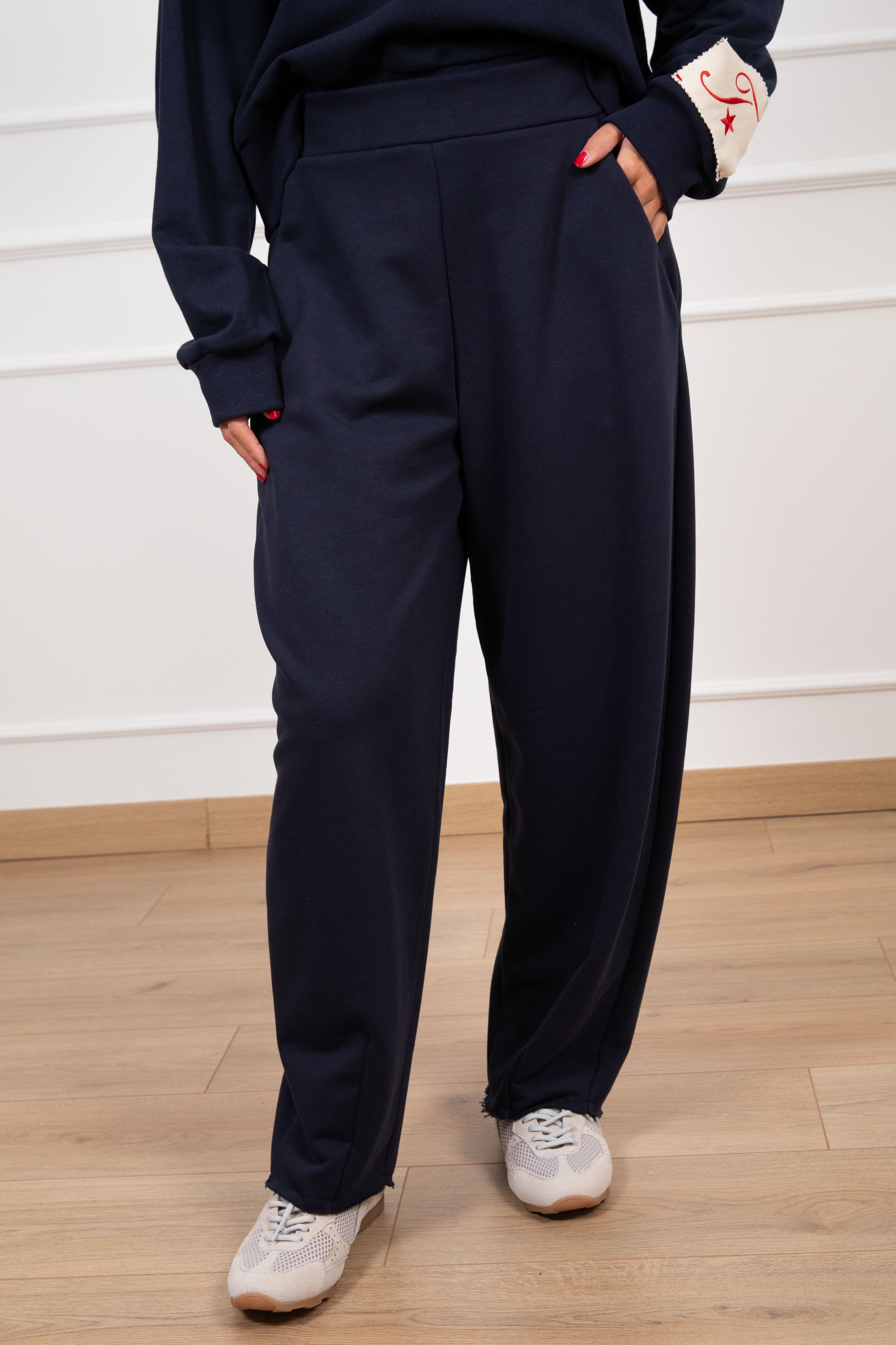 Pantalone in felpa balloon-fit Tensione IN