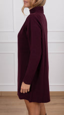 Abito in maglia variante bordeaux Tensione IN