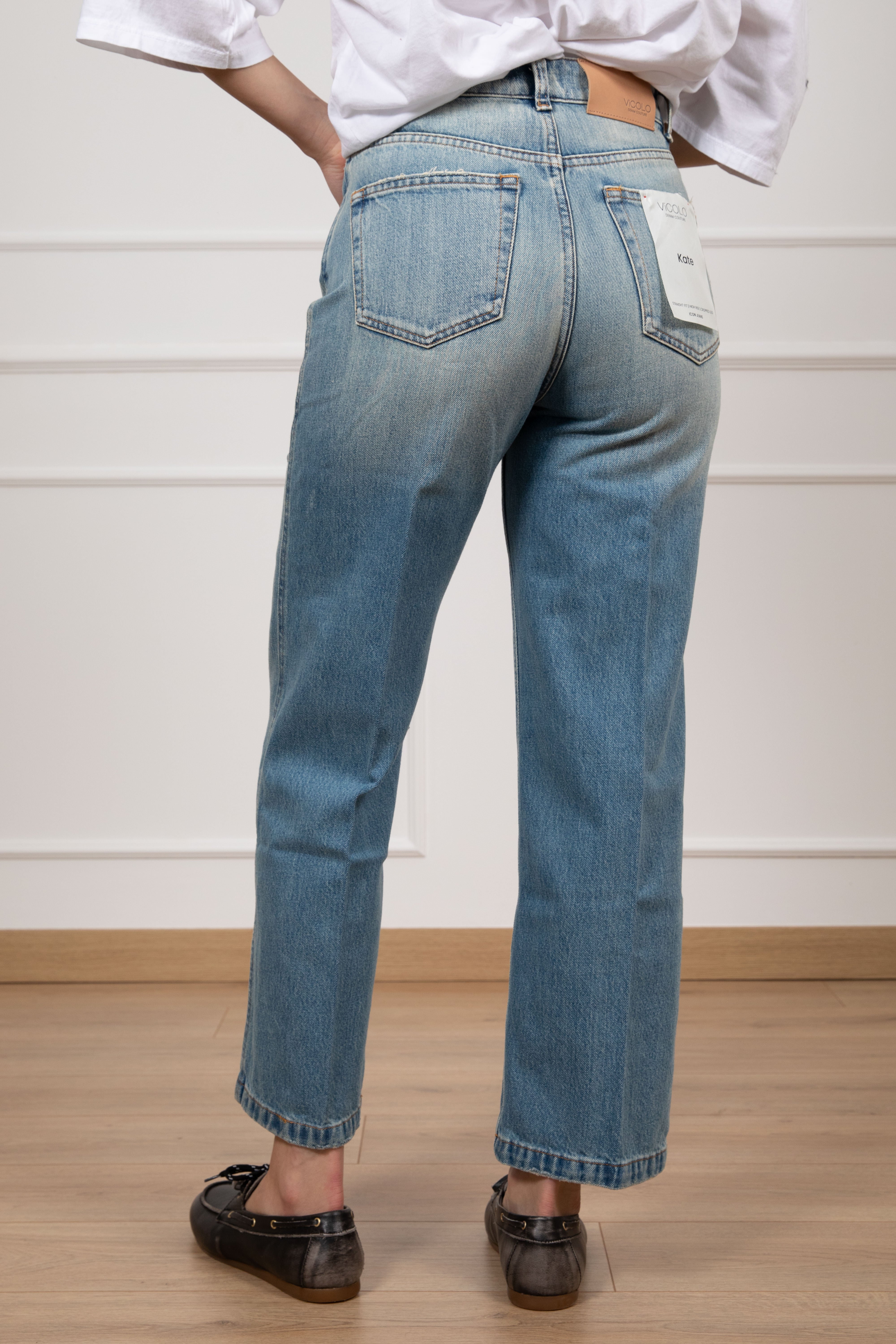 Jeans Kate lavaggio chiaro ViCOLO