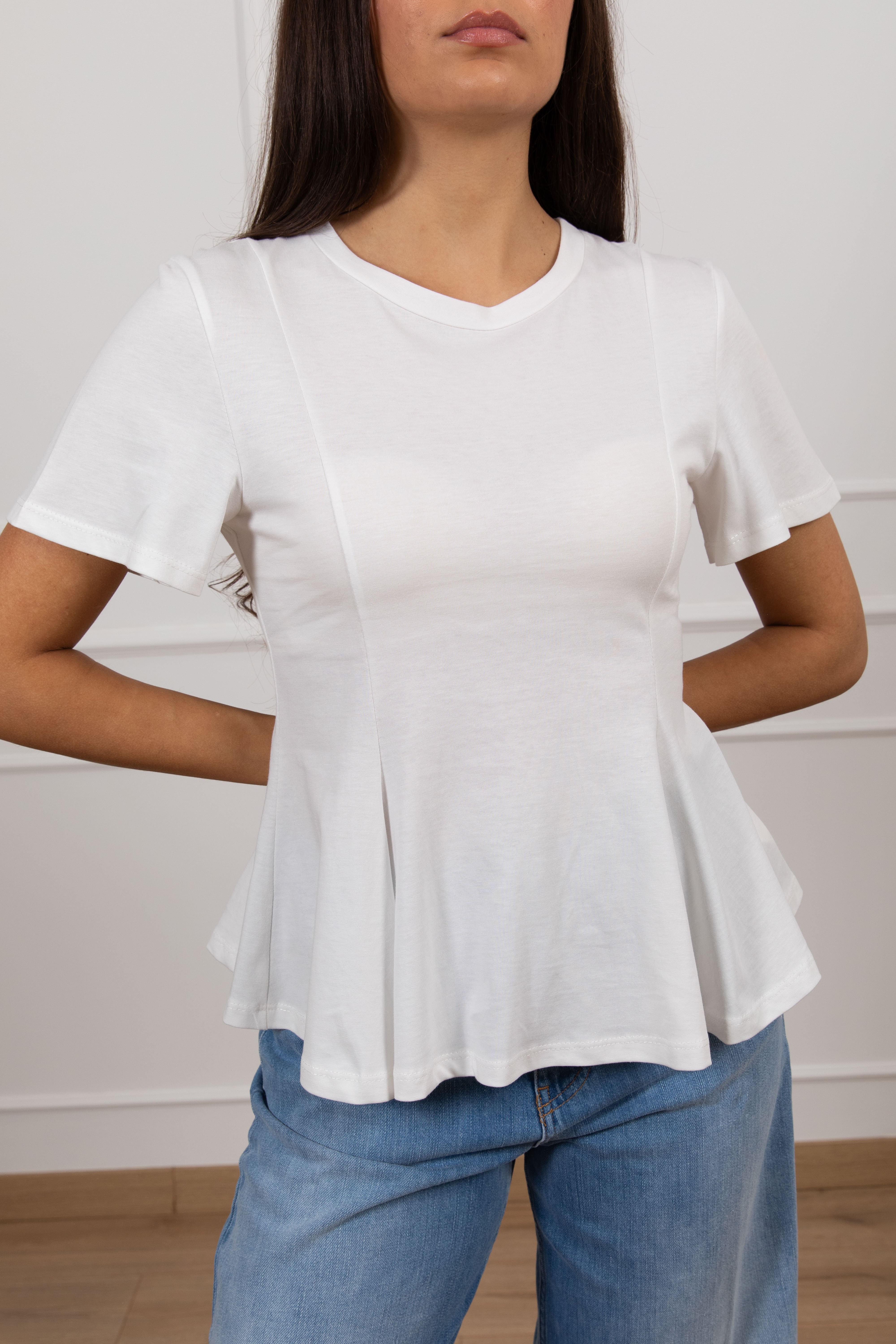 T-shirt sfiancata con godet Susy Mix