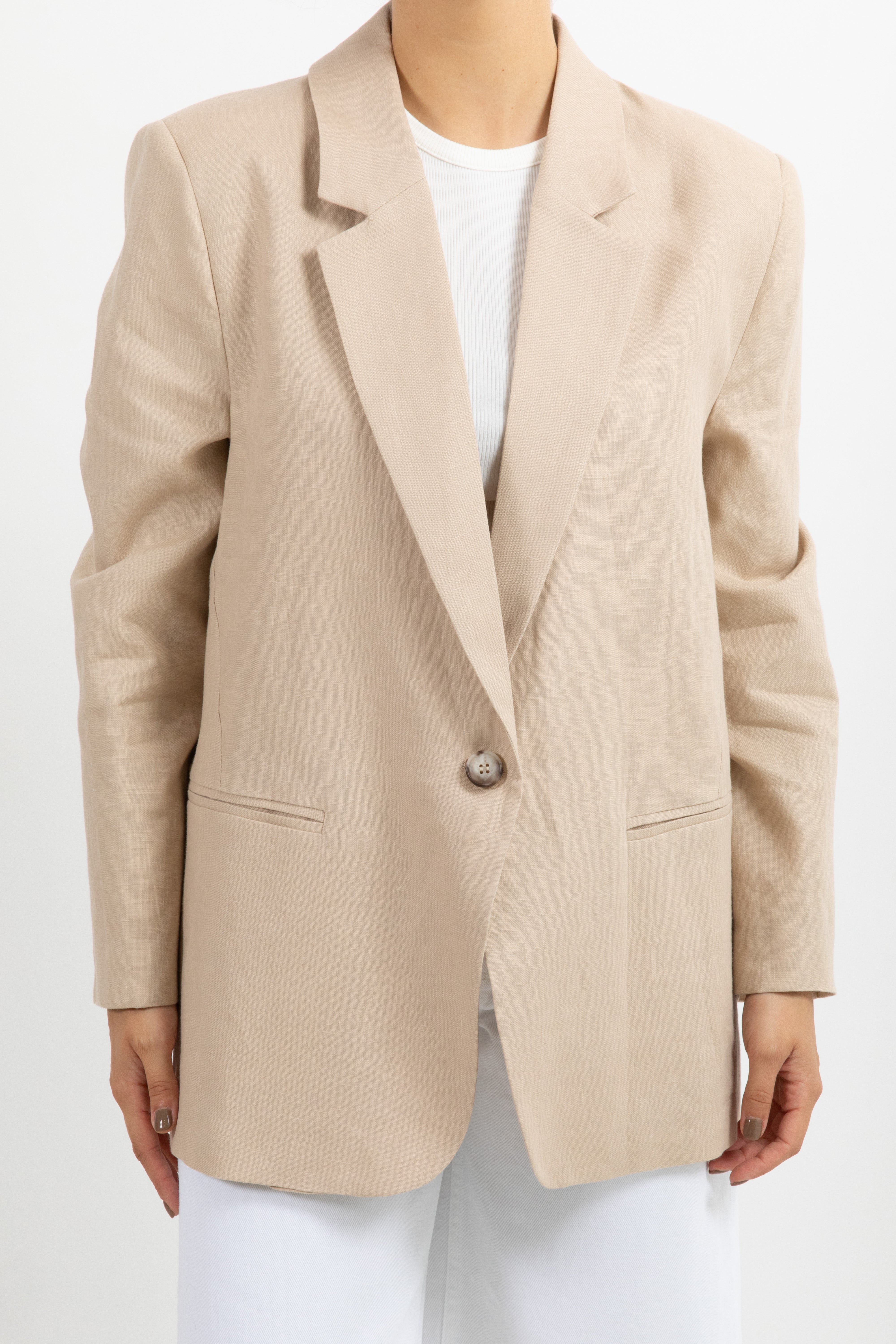 Giacca over-size 100% lino ViCOLO
