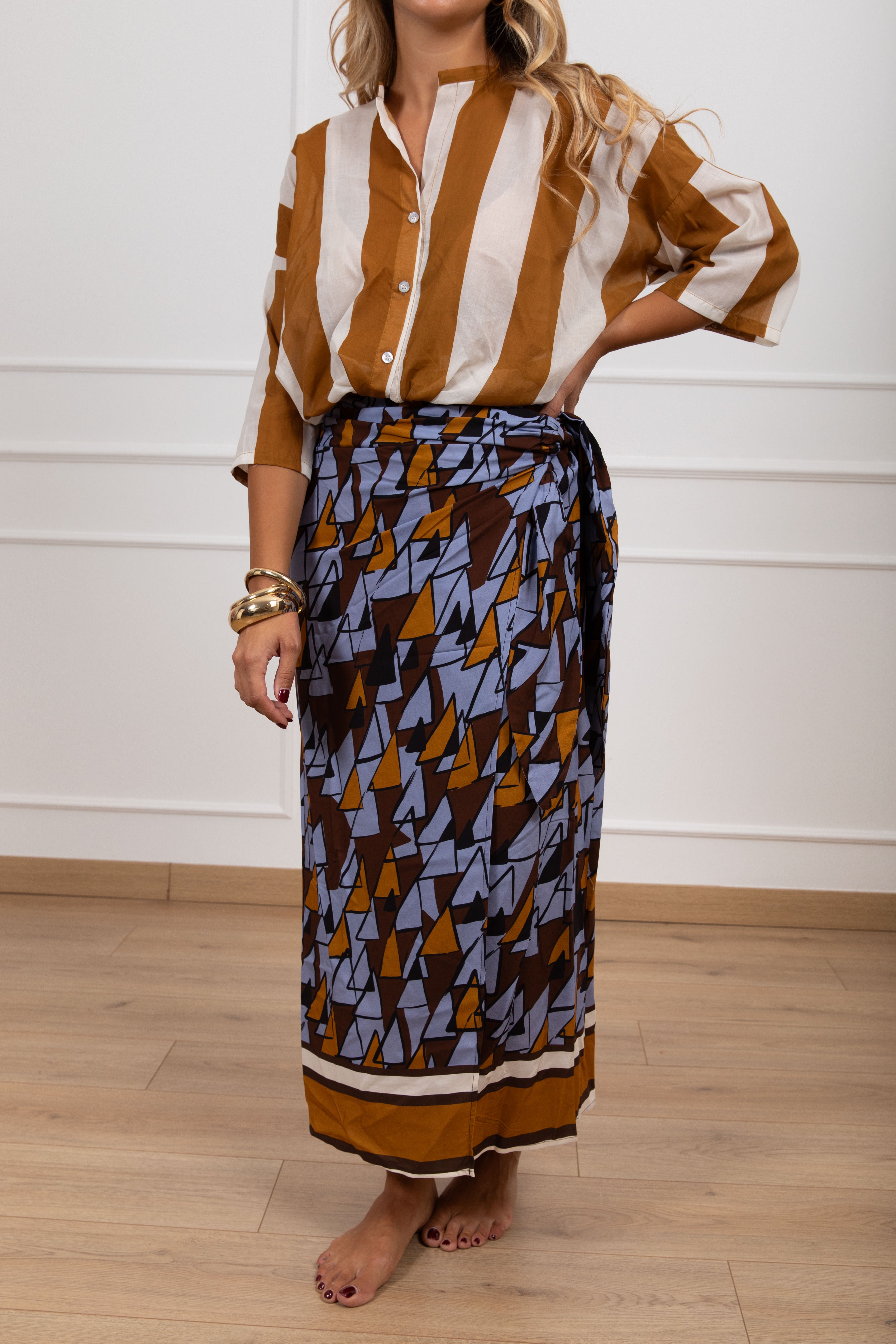 Camicia riga larga Tensione IN
