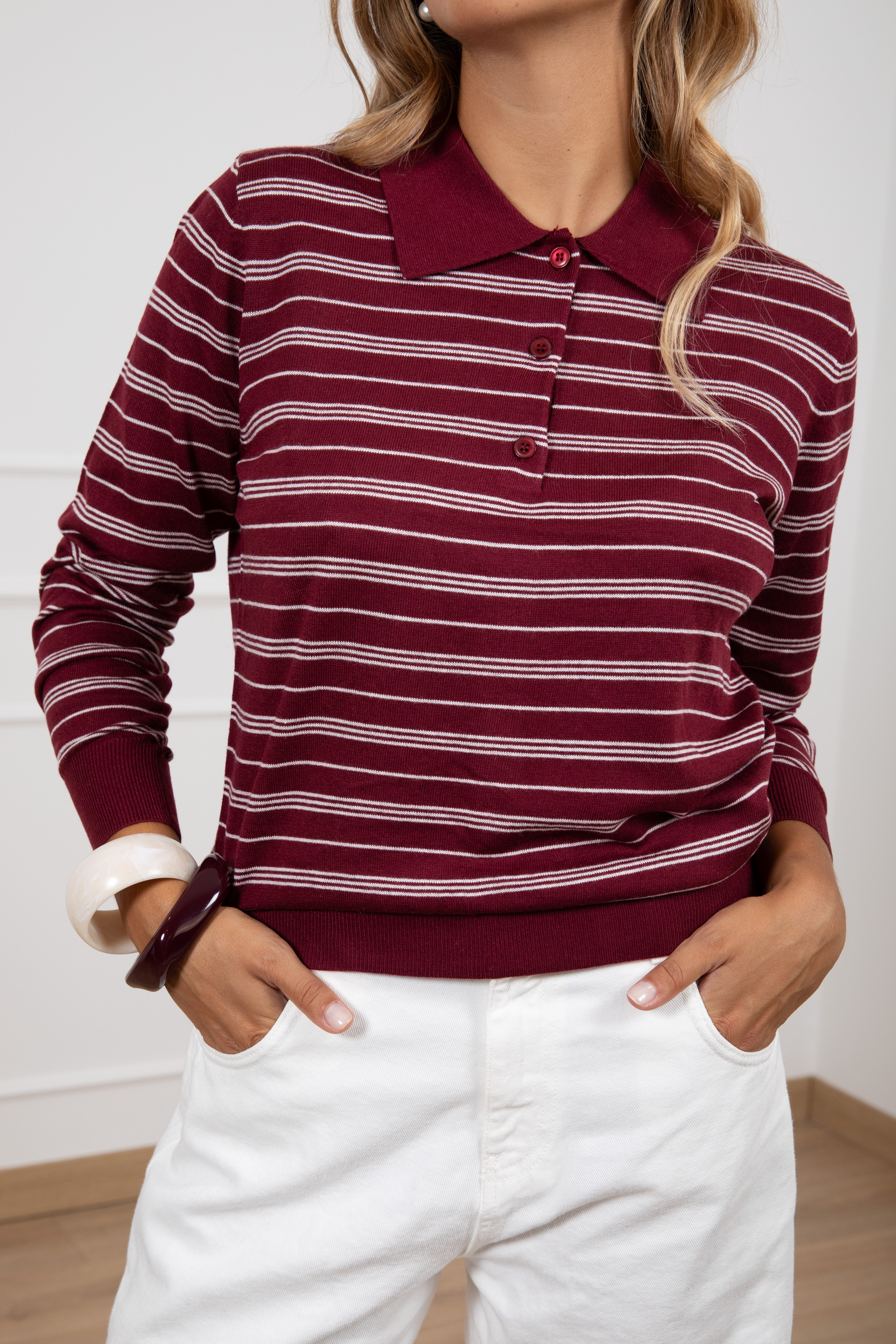 Polo a righe alternate Susy Mix