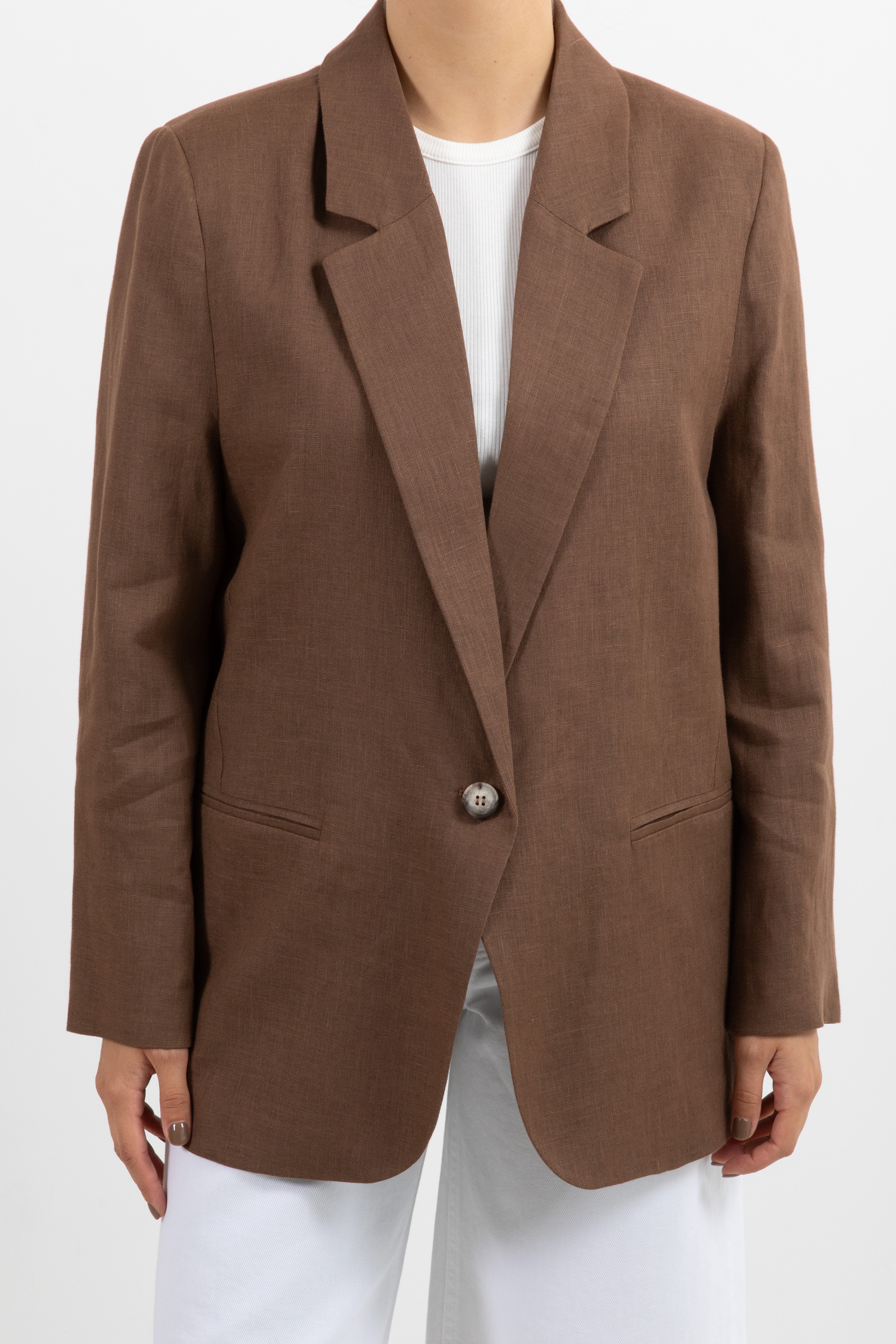 Giacca over-size 100% lino ViCOLO
