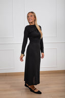 Abito lungo con arricciatura Susy Mix