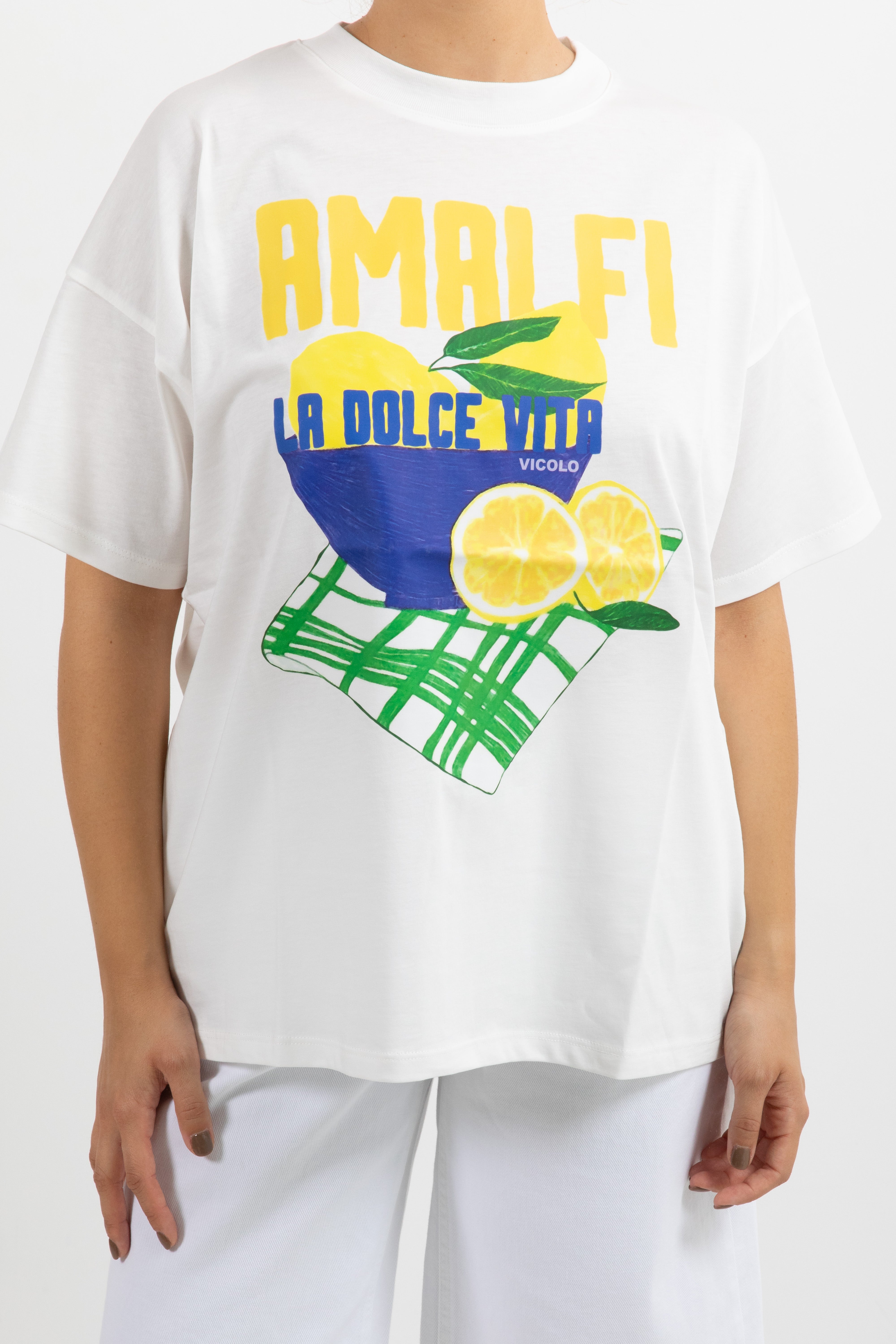 T-shirt over-size "Amalfi" ViCOLO
