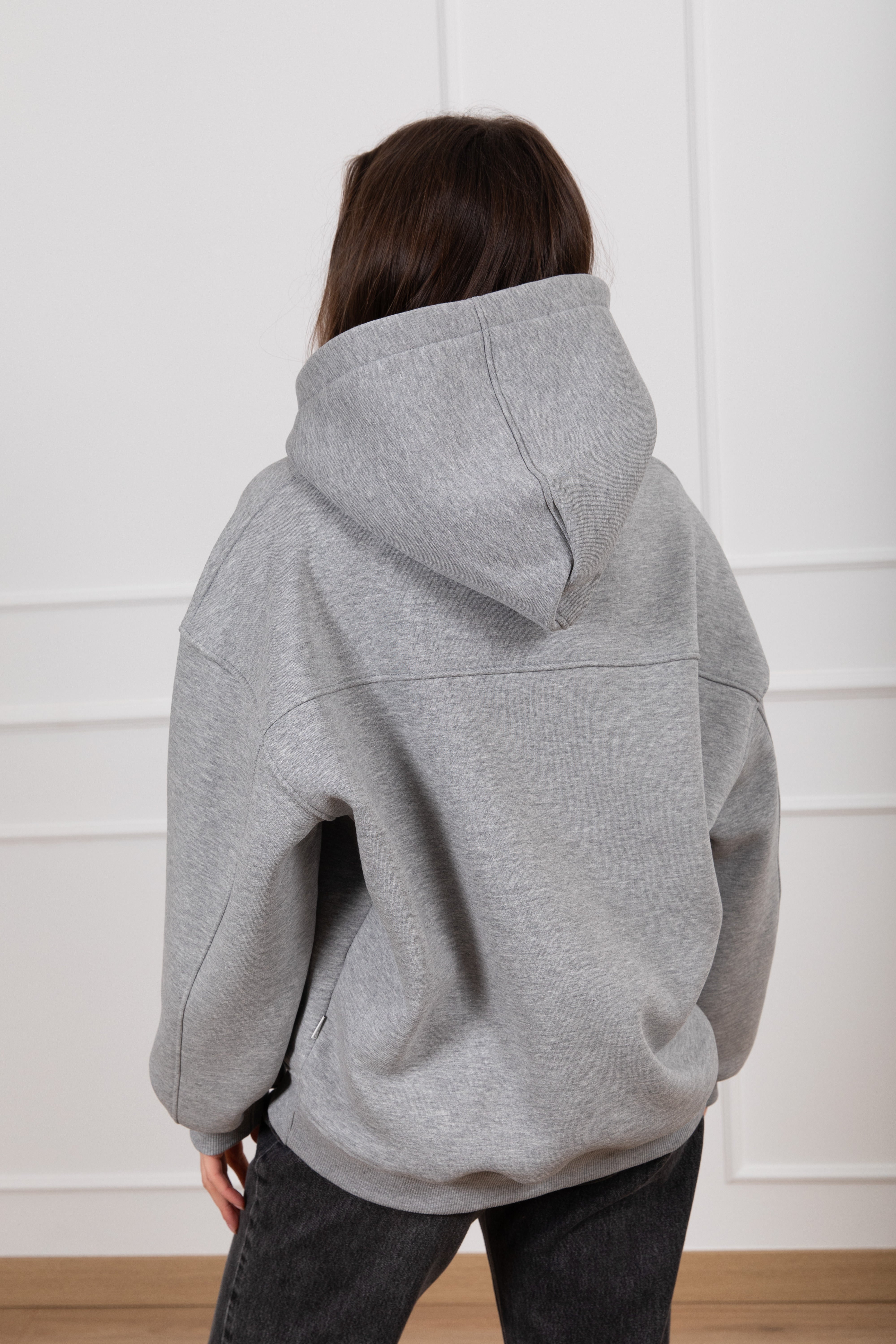 Felpa con cappuccio basic felpata ViCOLO