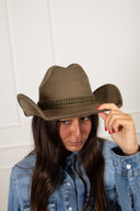 Cappello texano in eco-camoscio Susy Mix