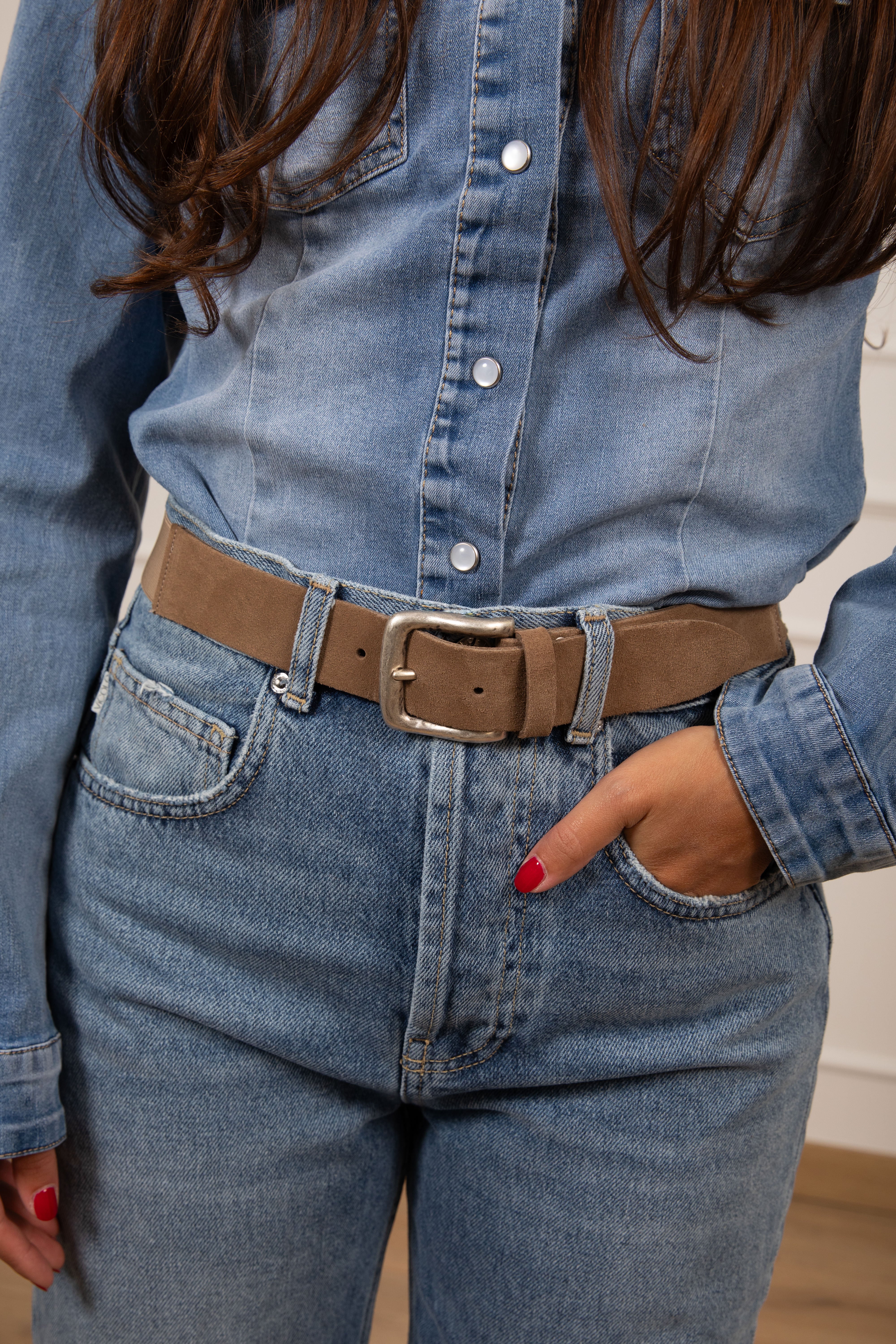 Cintura elastica con fibbia vintage Susy Mix