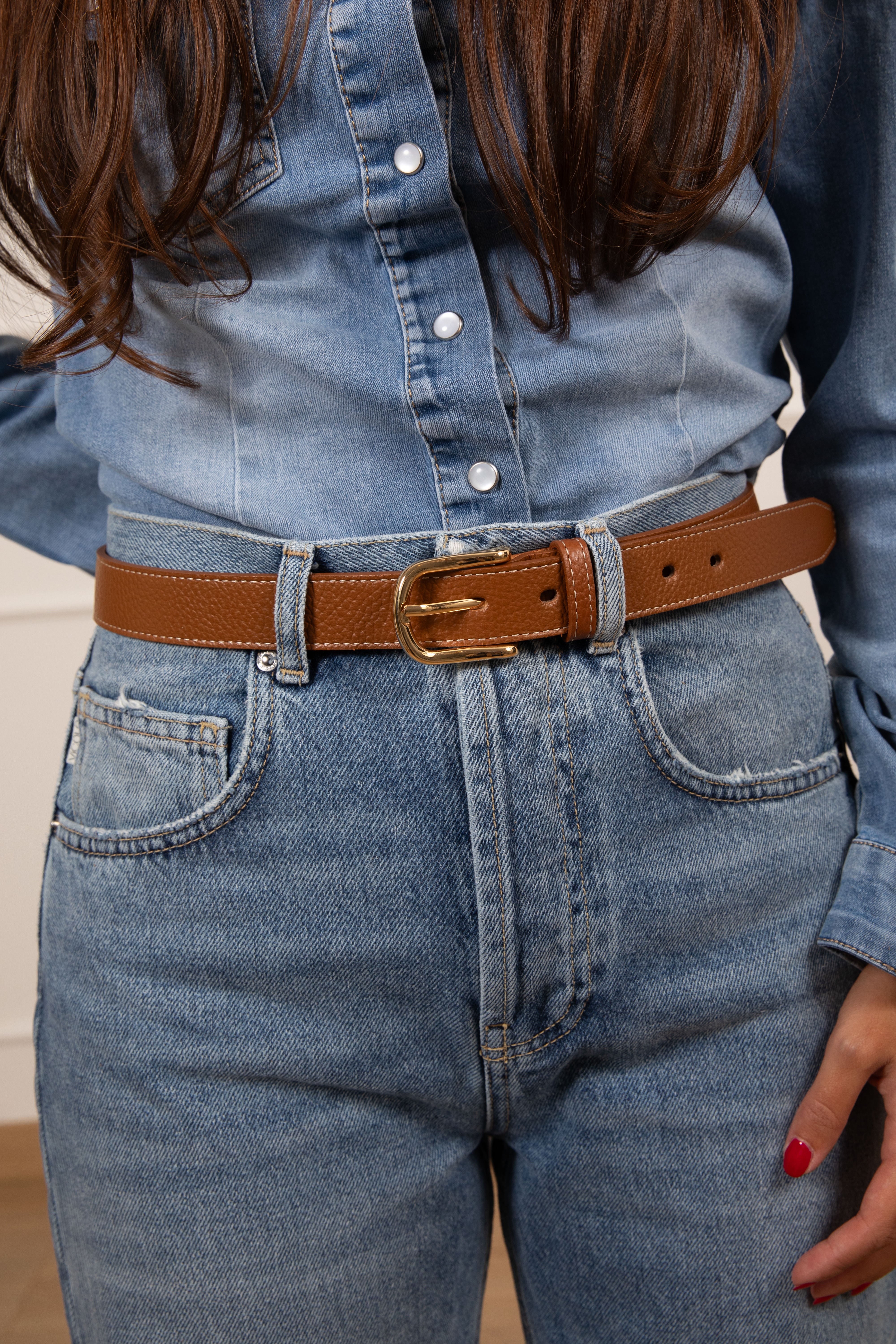 Cintura con fibbia oro Susy Mix