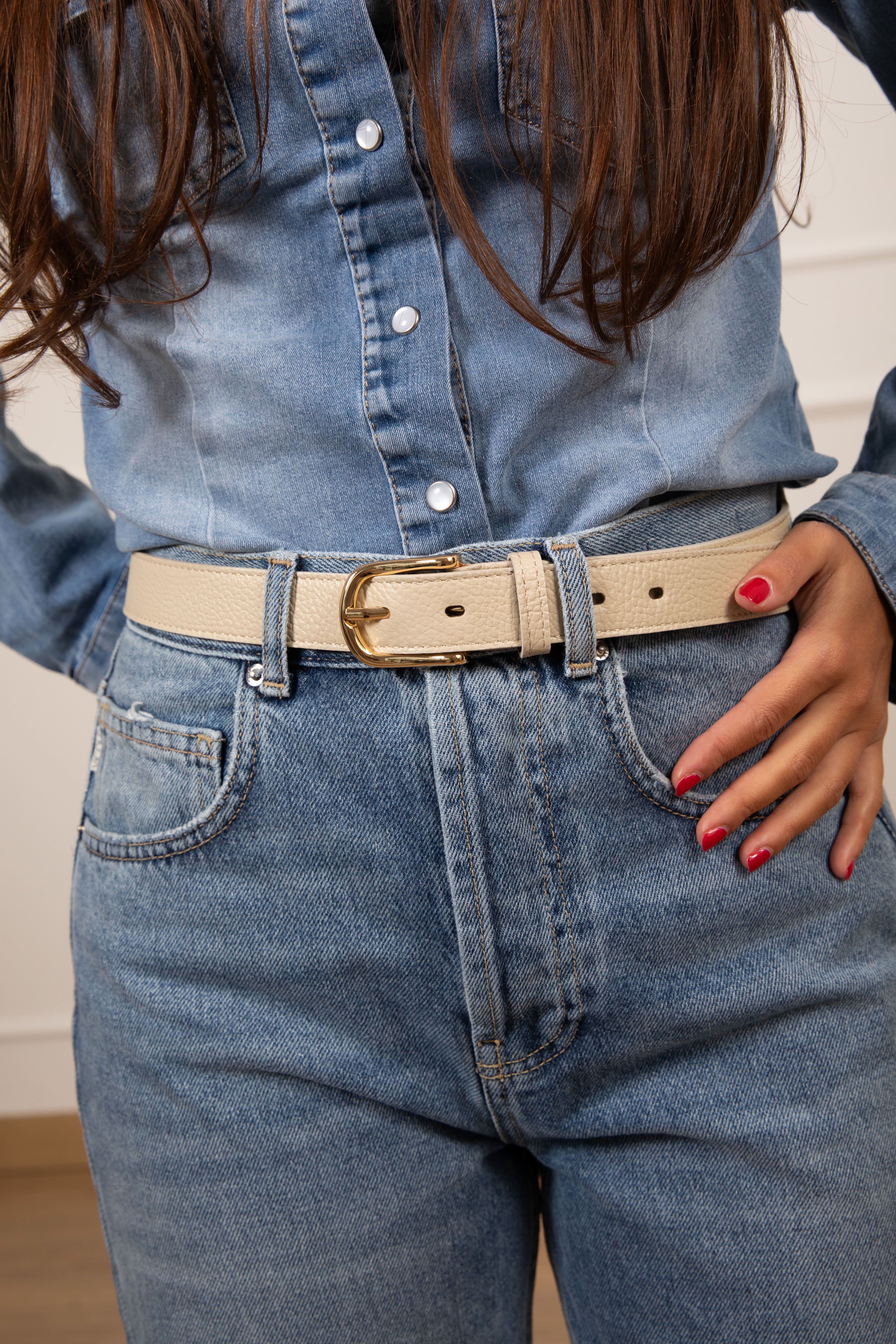 Cintura con fibbia oro Susy Mix