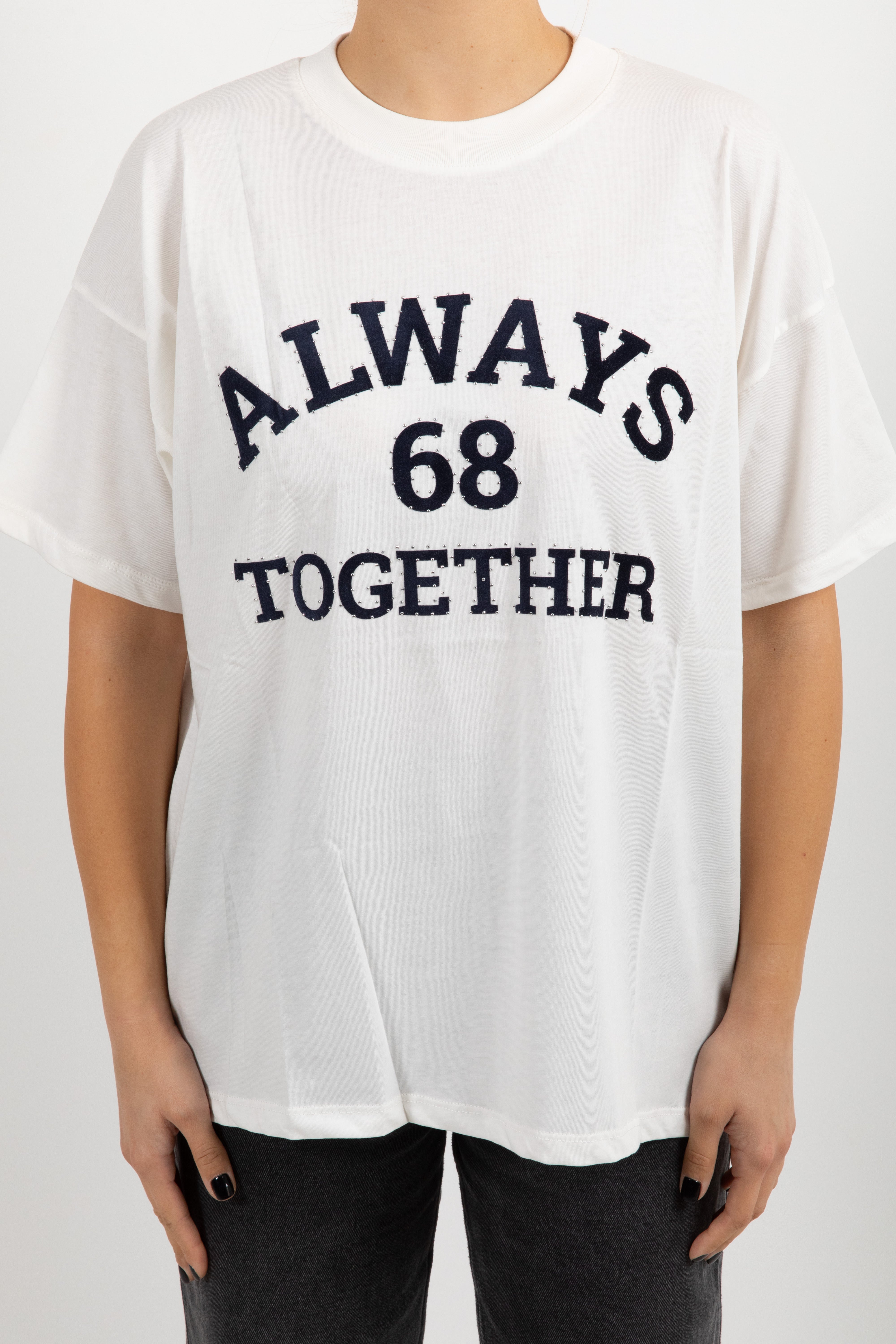 T-shirt over-size "Always together" ViCOLO