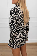 PRE-ORDER 28/09 Mini-abito fantasia zebra Tensione IN