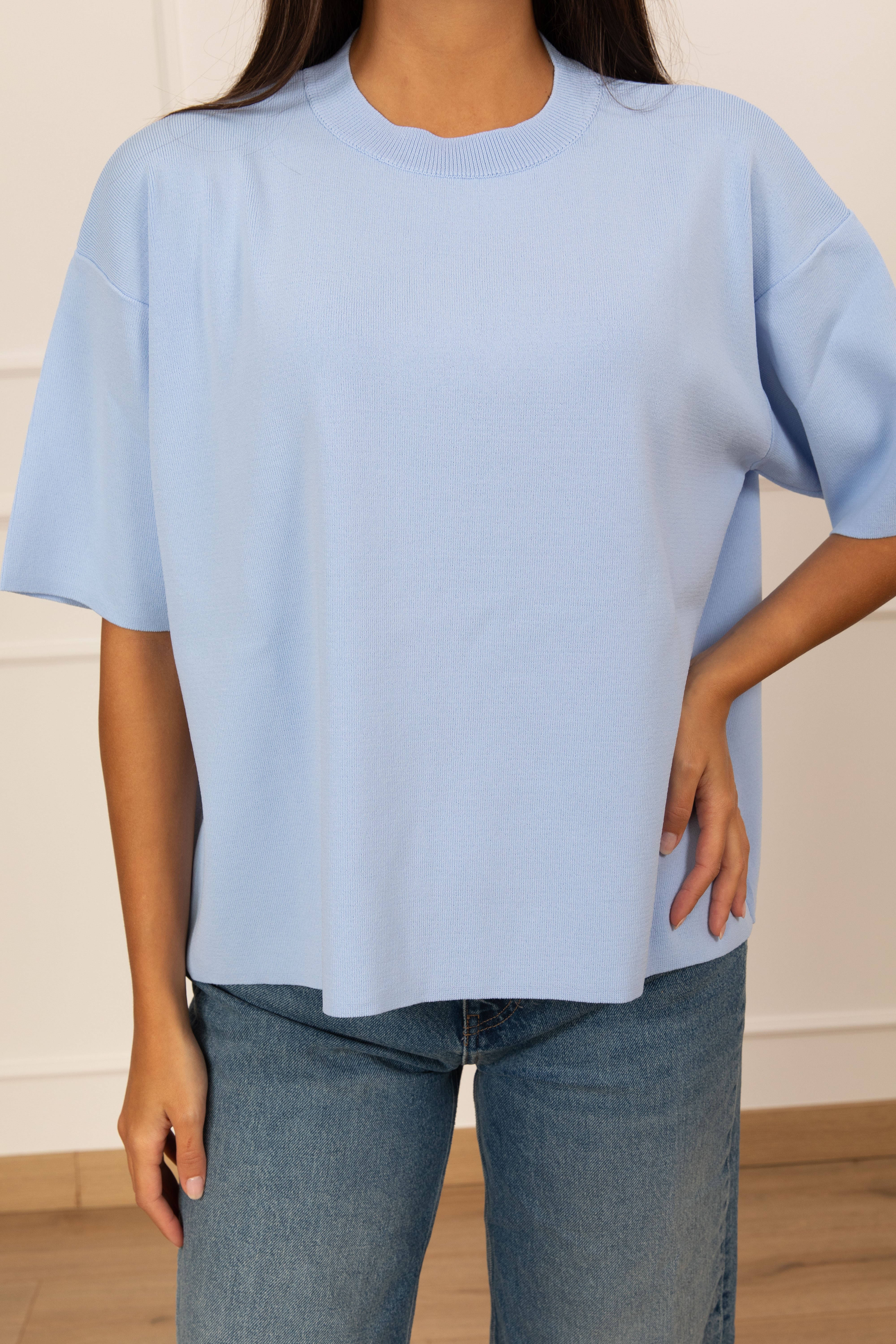 T-shirt over-size in viscosa ViCOLO