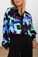 Camicia fantasia fiore acquerello Tensione IN