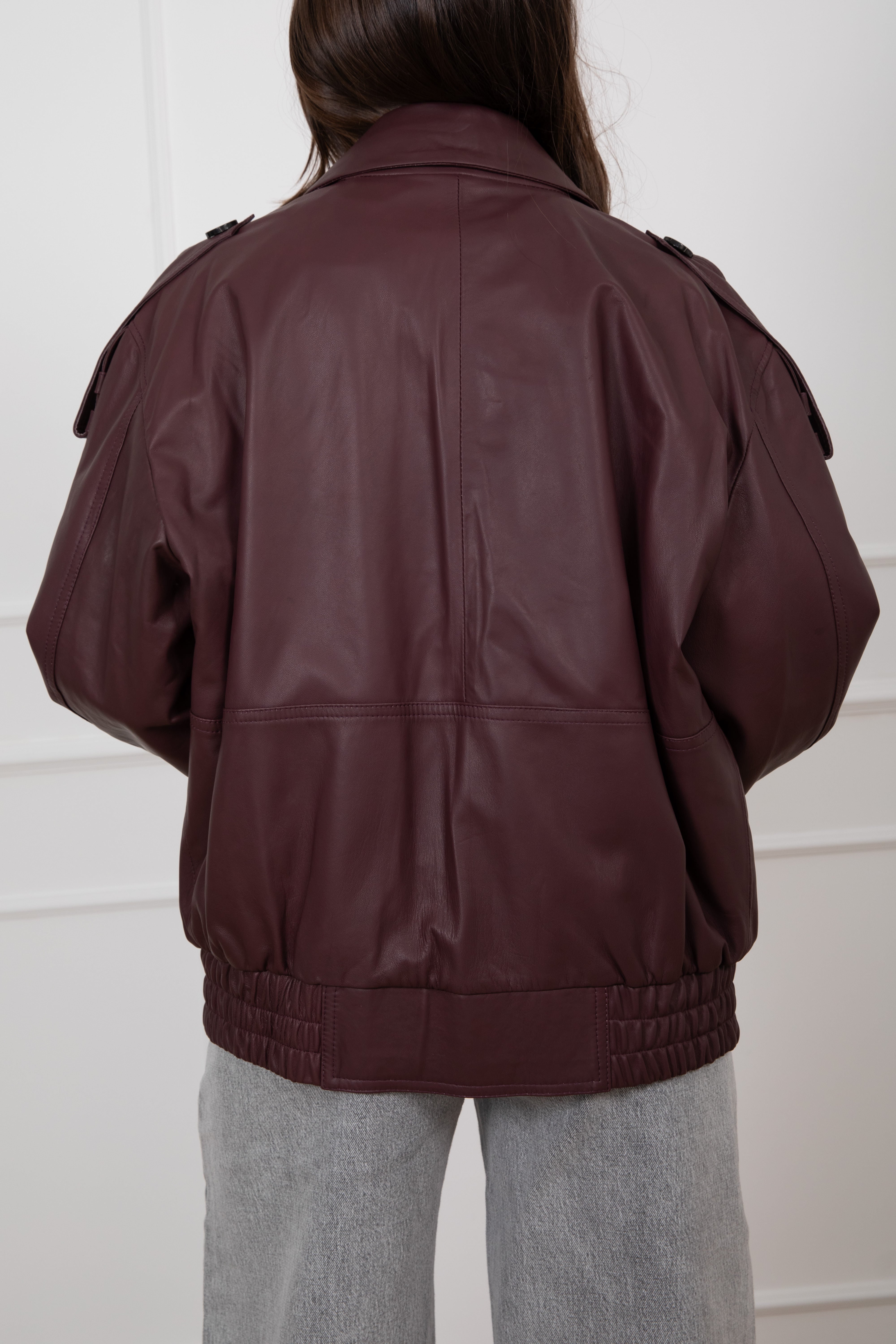 Bomber in vera pelle ViCOLO