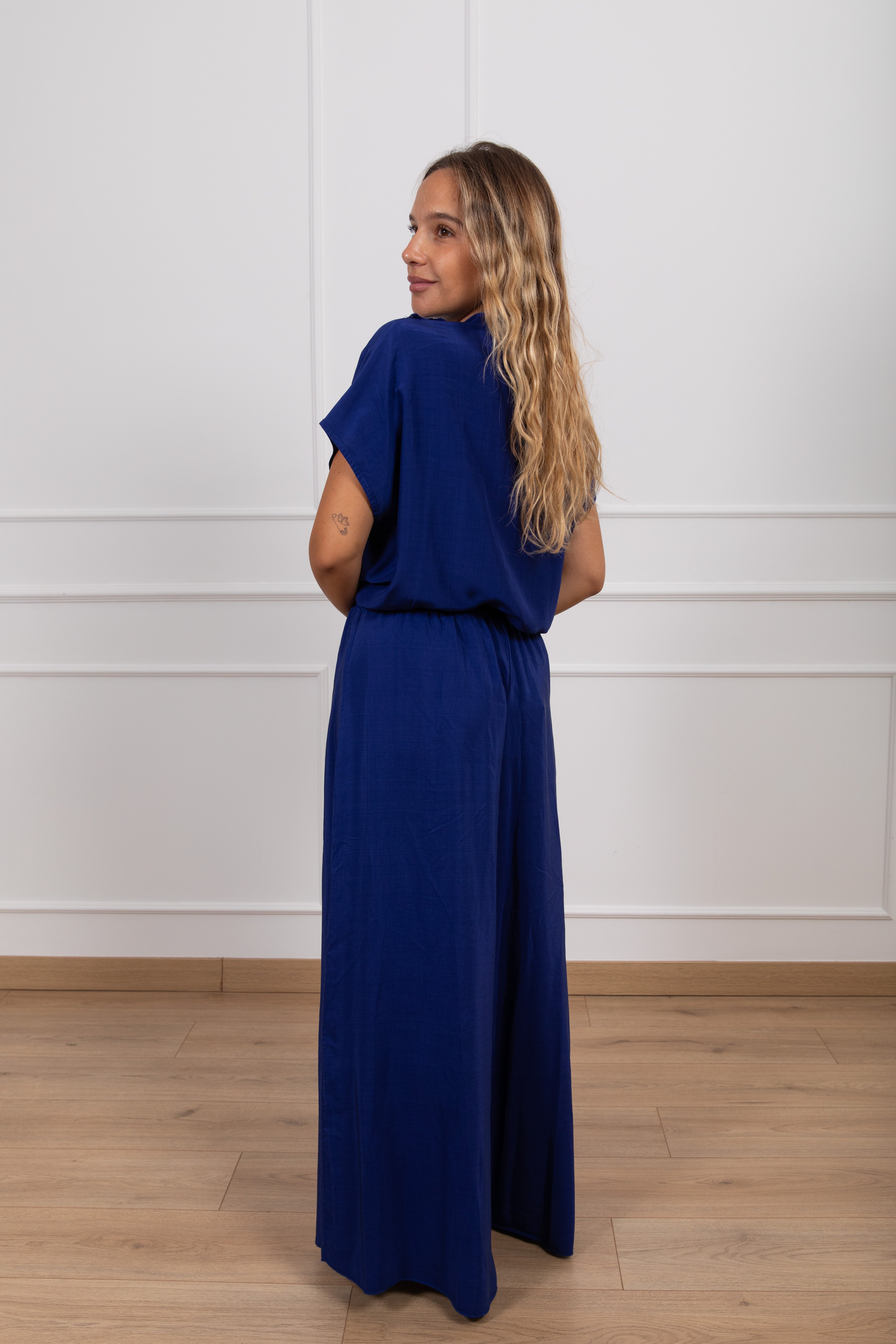 Pantalone in viscosa con elastico Tensione IN