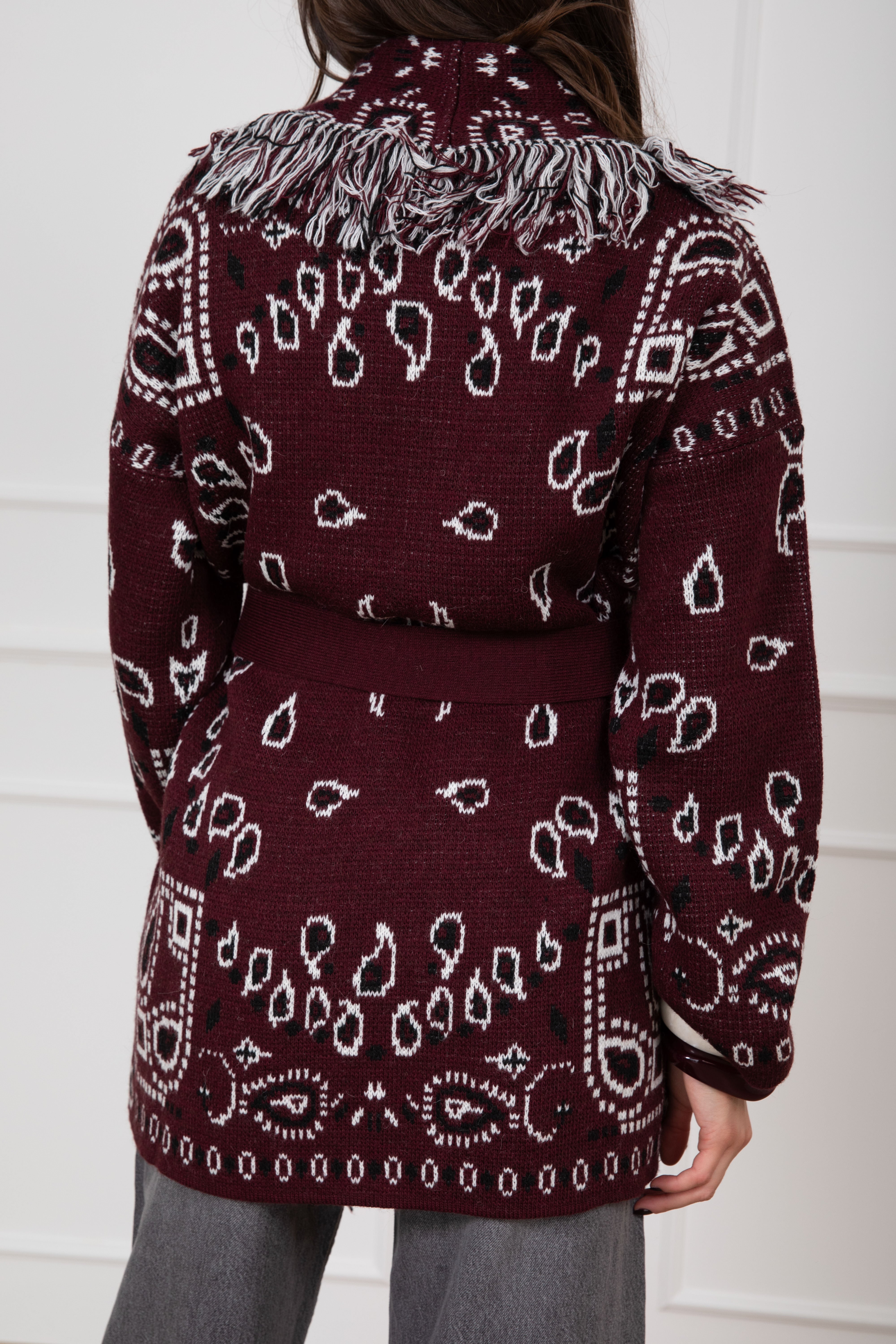 Maxi-cardigan fantasia bandana ViCOLO