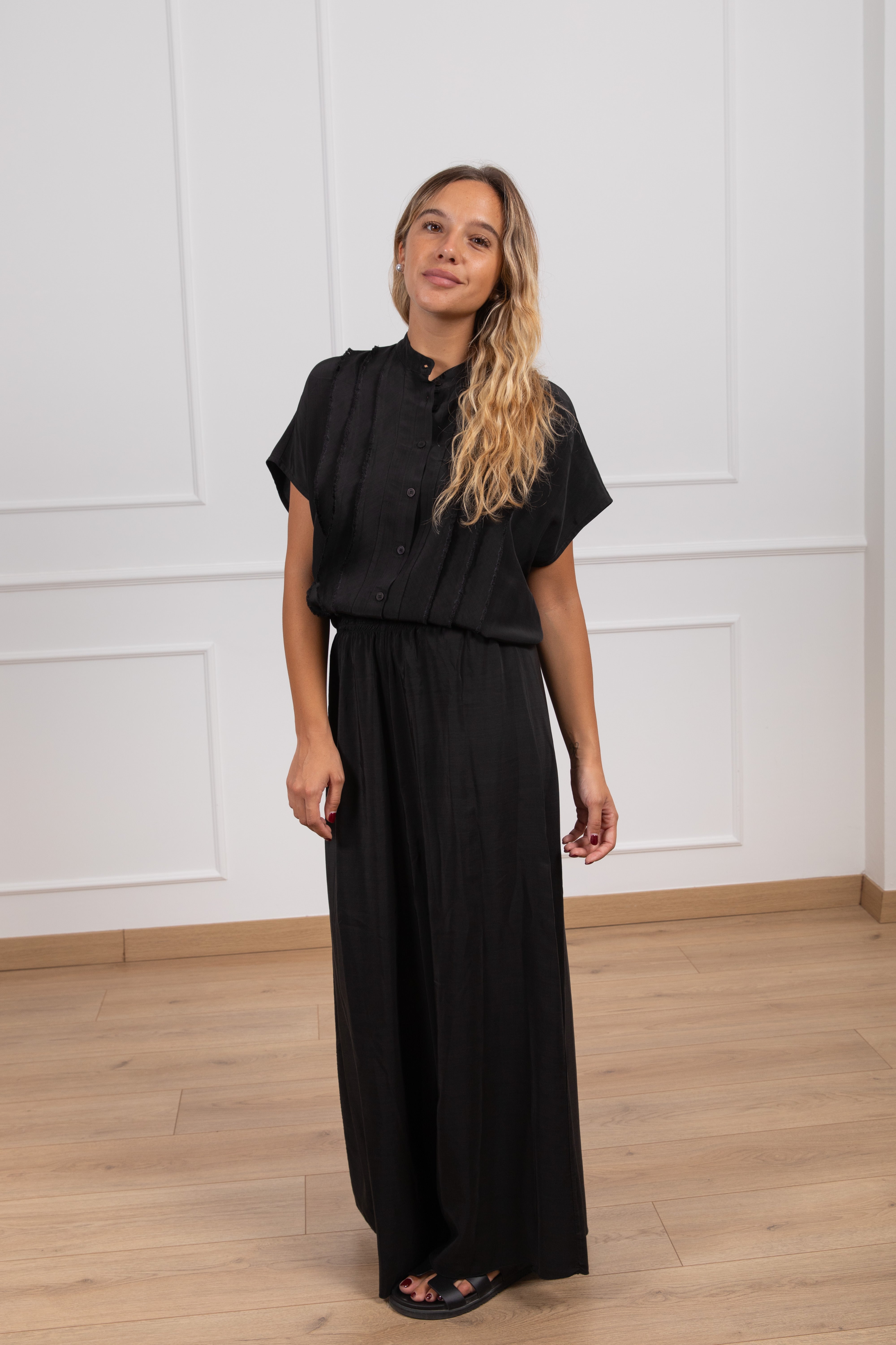 Pantalone in viscosa con elastico Tensione IN