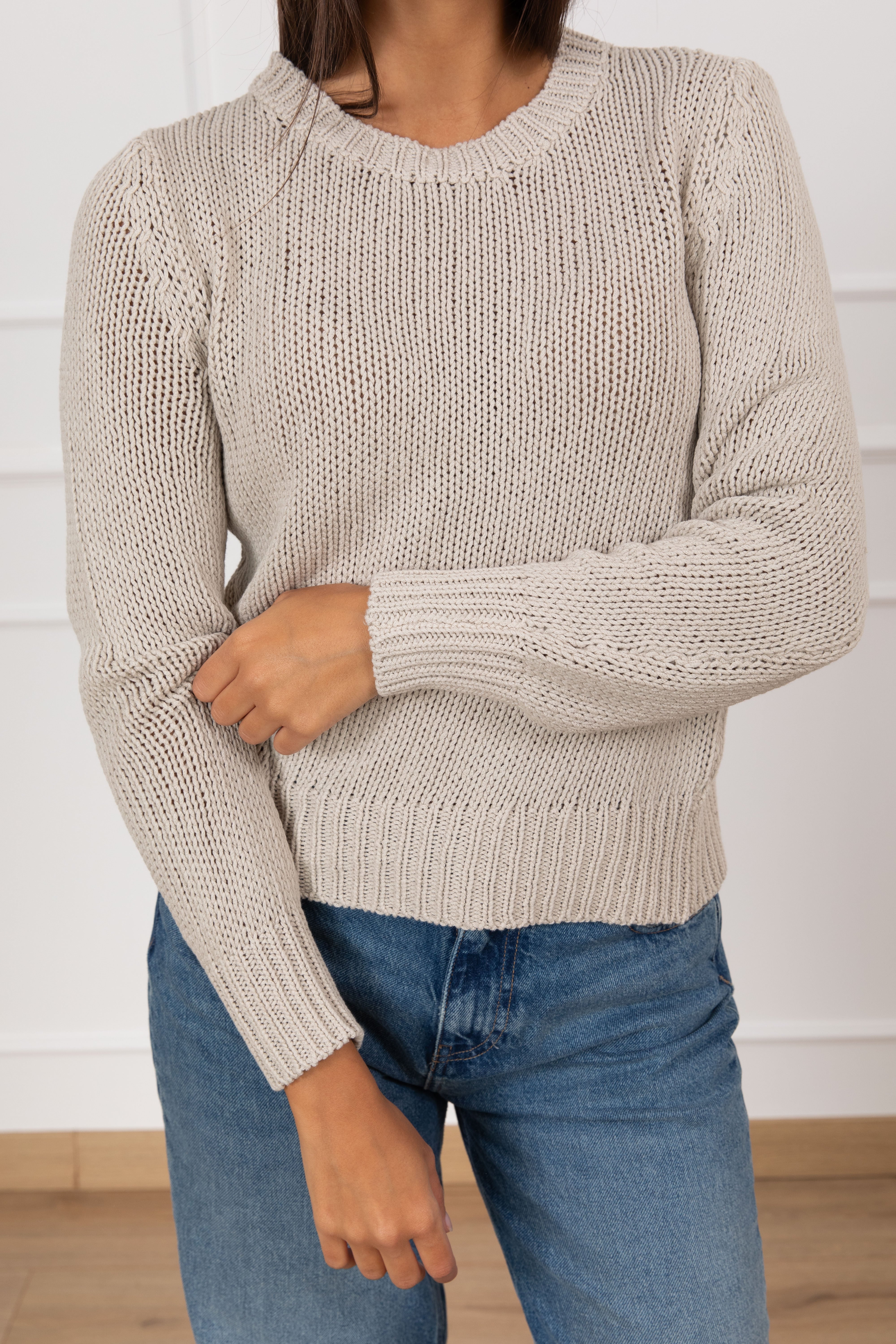 Maglia girocollo in cotone Susy Mix