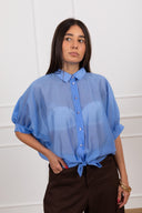 Camicia manica corta in lyocell ViCOLO