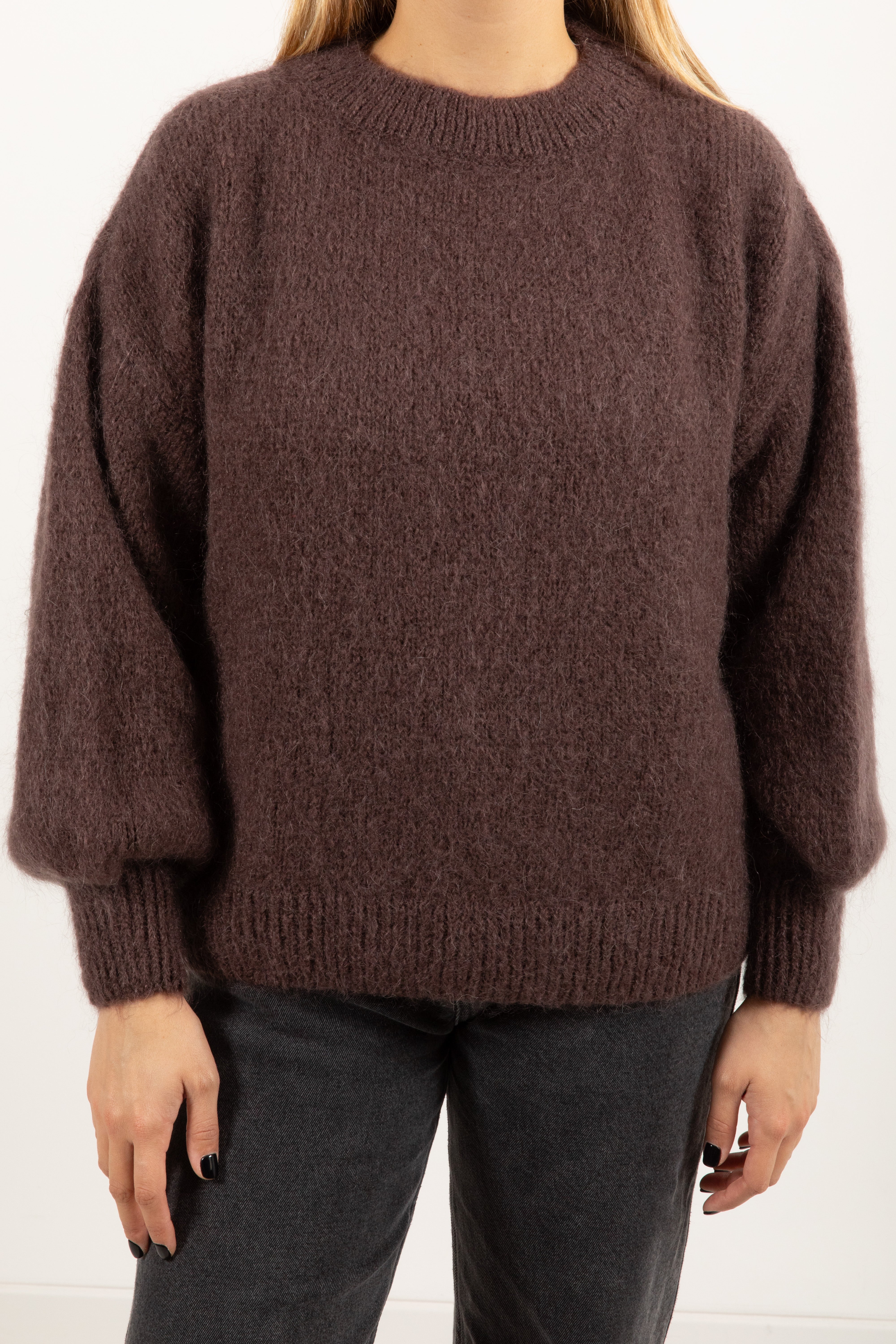 Pull girocollo mohair Dixie