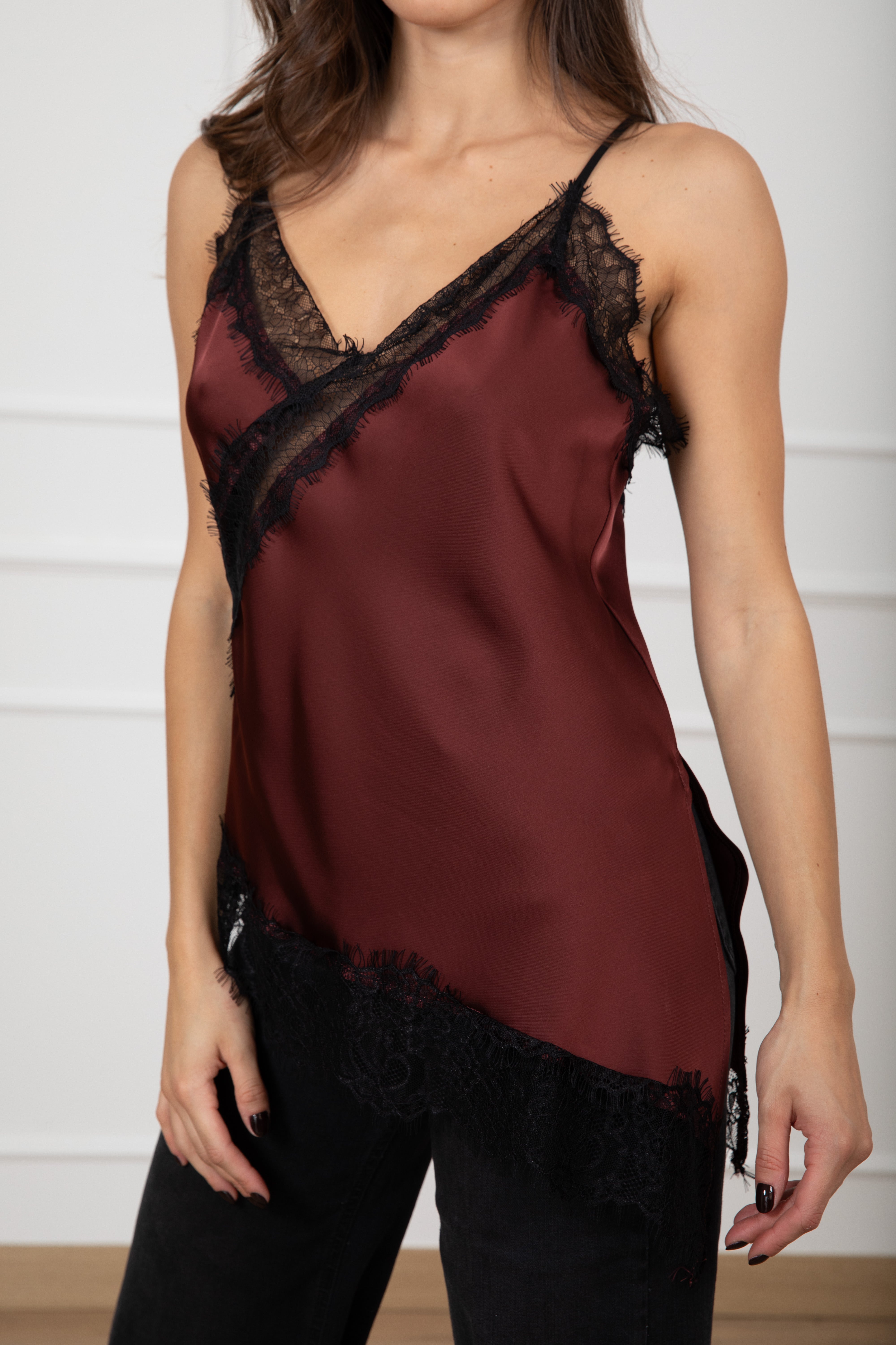 Top lingerie con pizzo Tensione IN