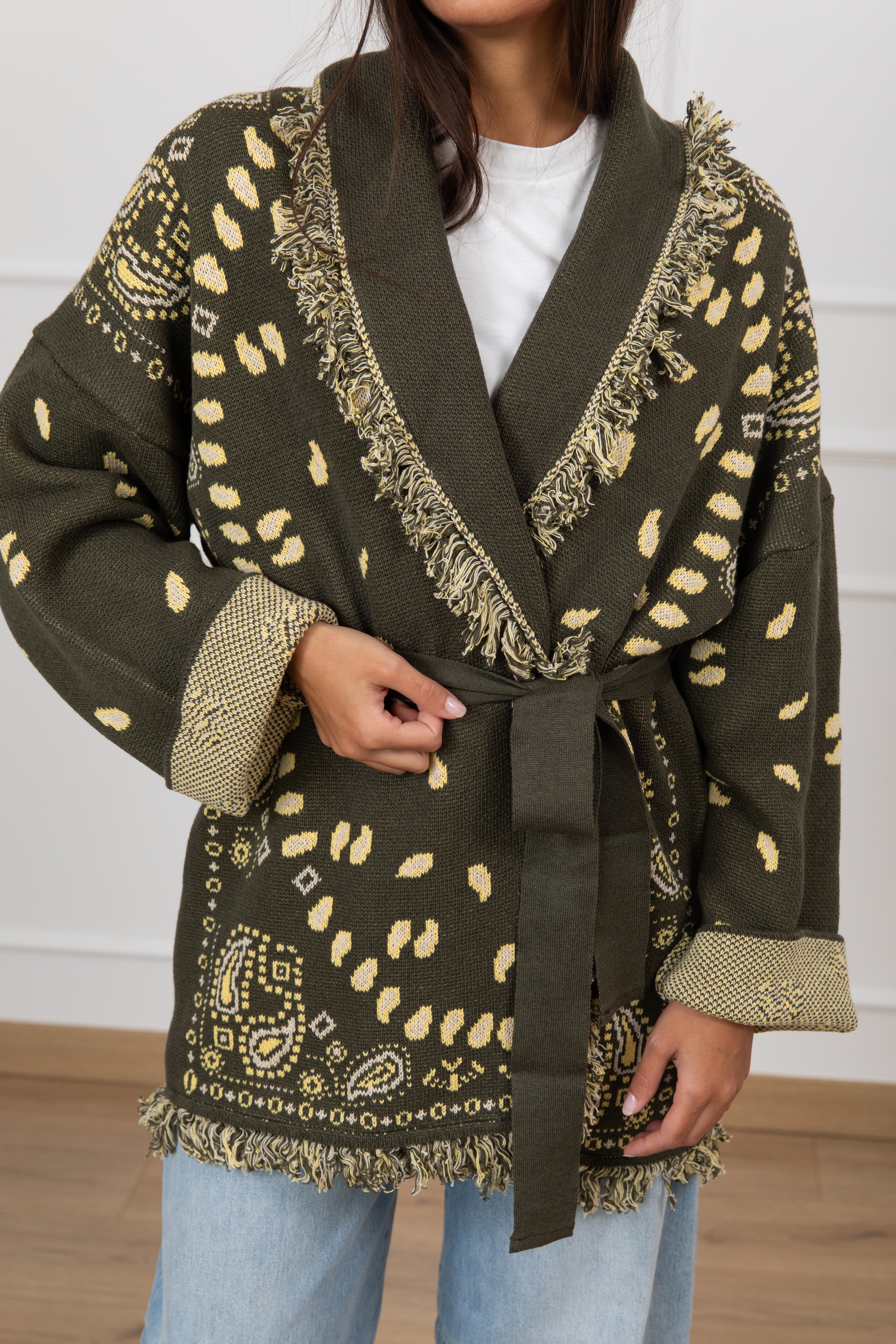 Cardigan fantasia bandana Tensione IN