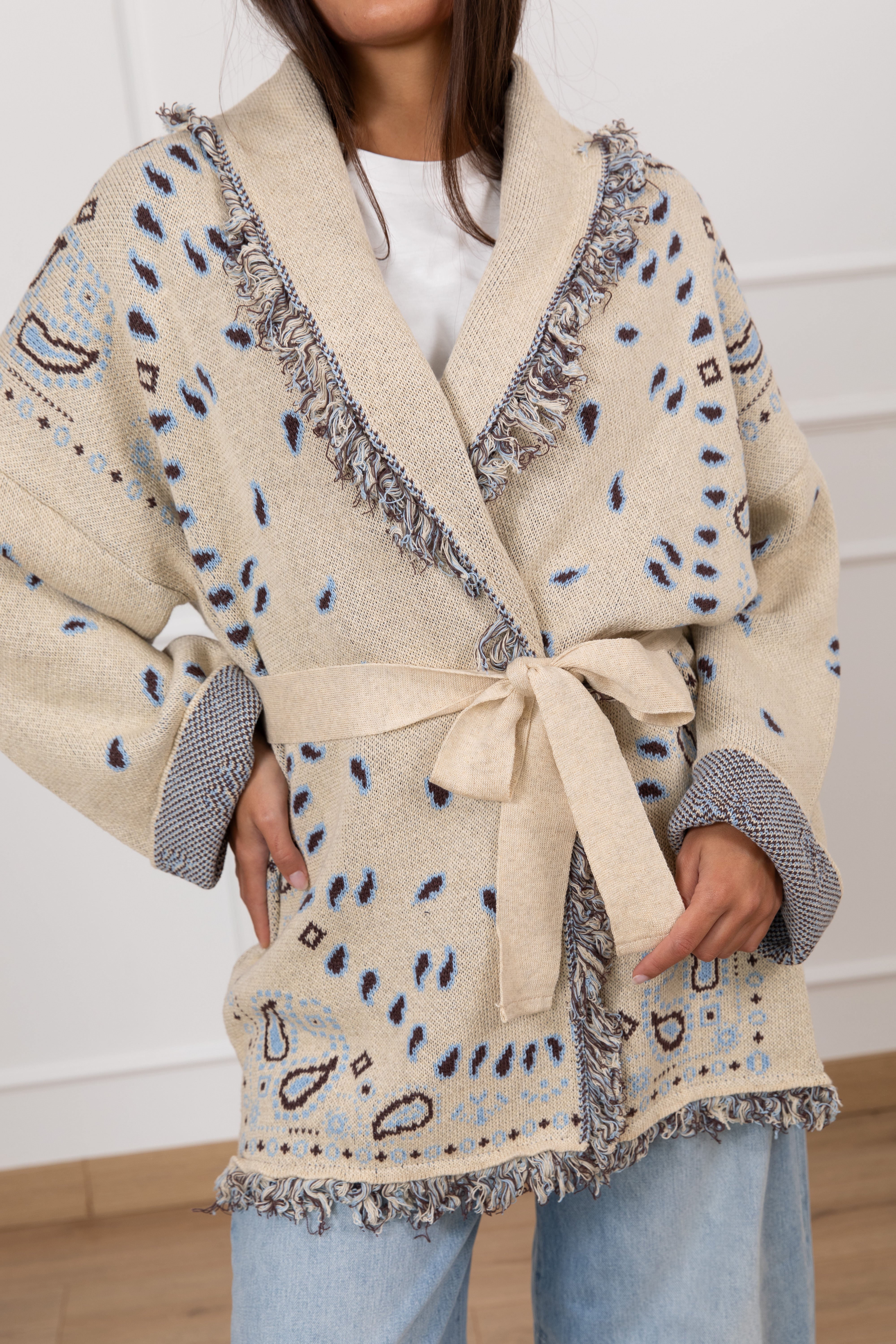 Cardigan fantasia bandana Tensione IN