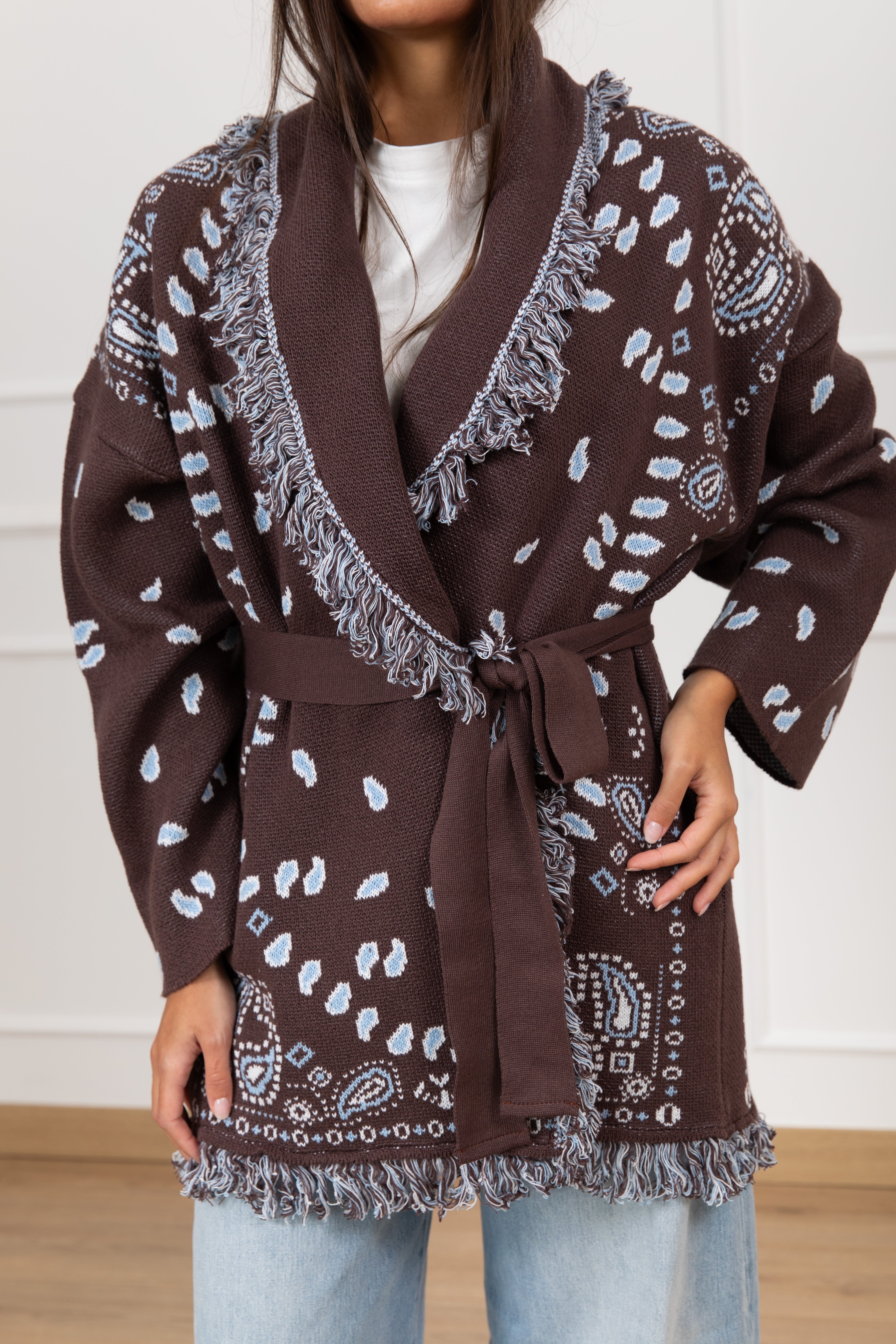 Cardigan fantasia bandana Tensione IN