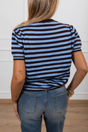 T-shirt in maglia a righe Susy Mix